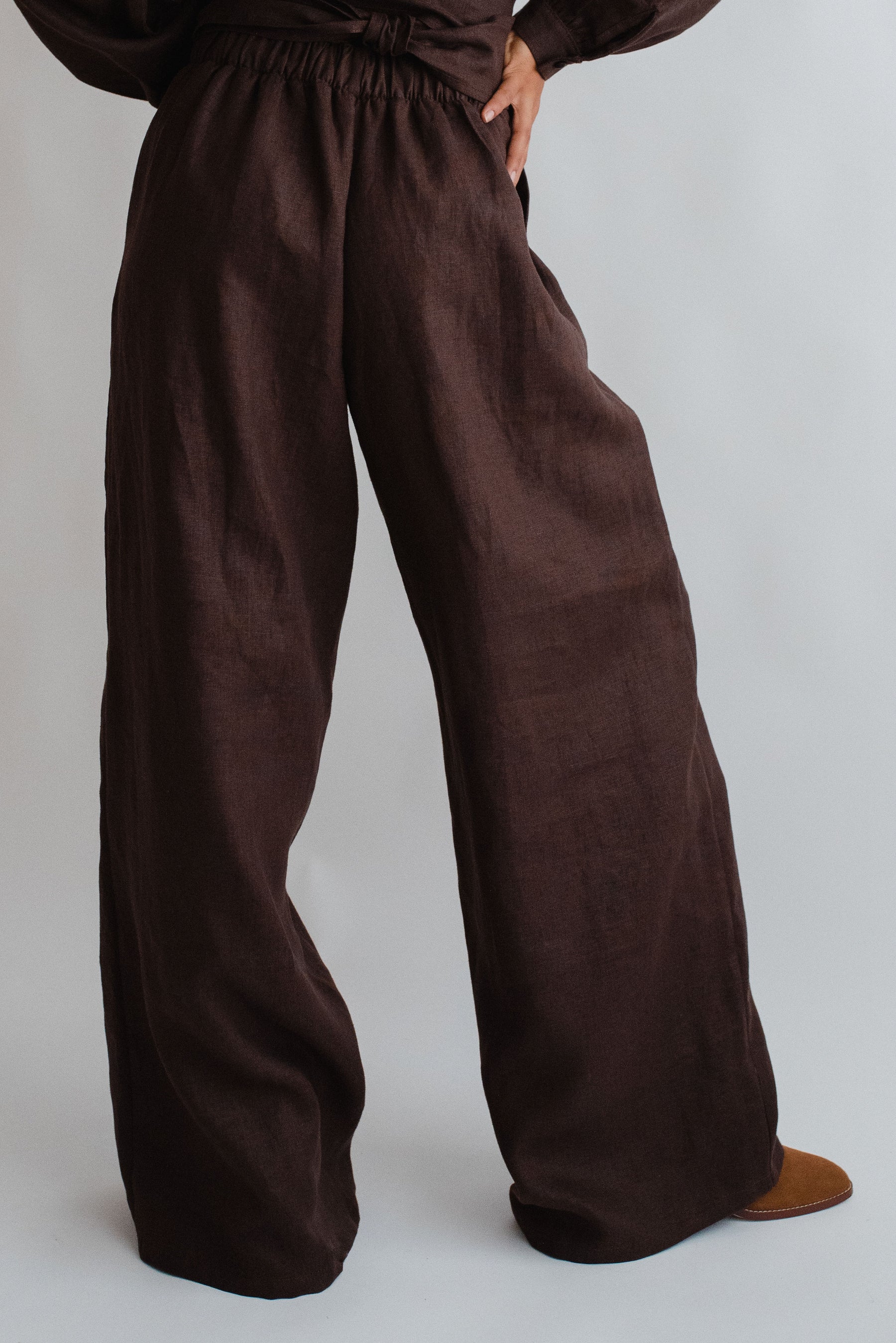 Chocolate Palazzo Pants
