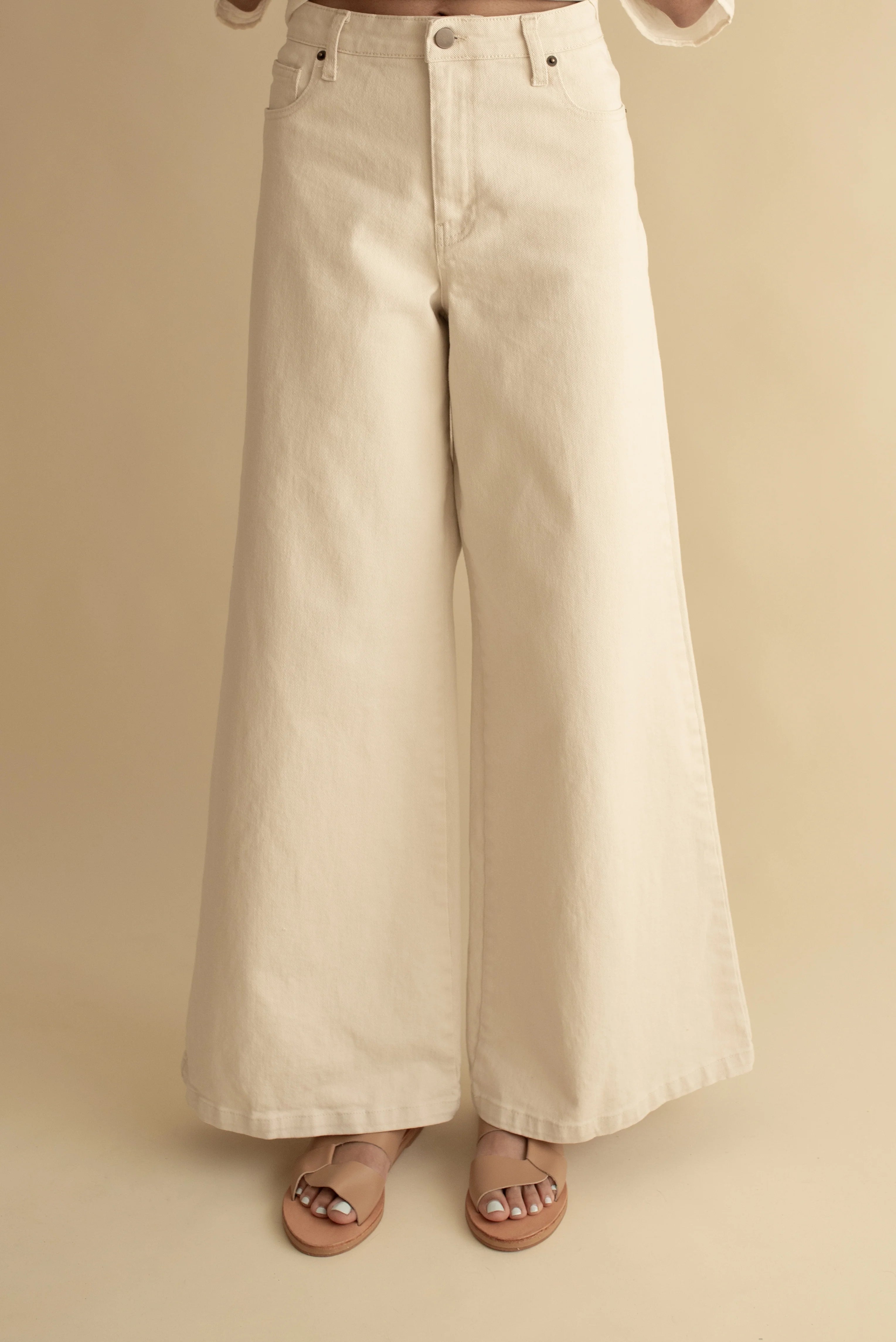 Pantalón Hilos de Raíz Mezclilla