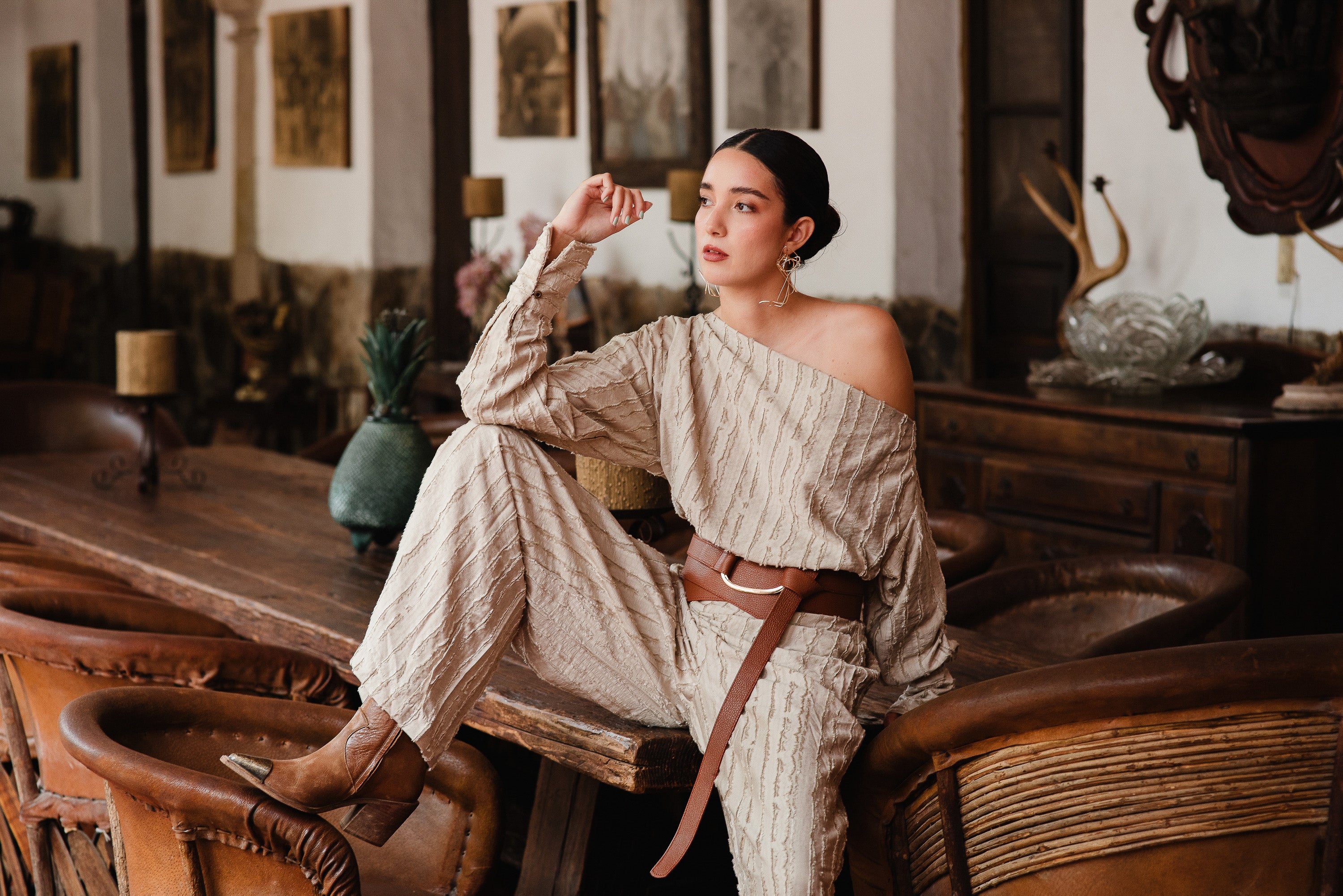 Chocolate Palazzo Pants