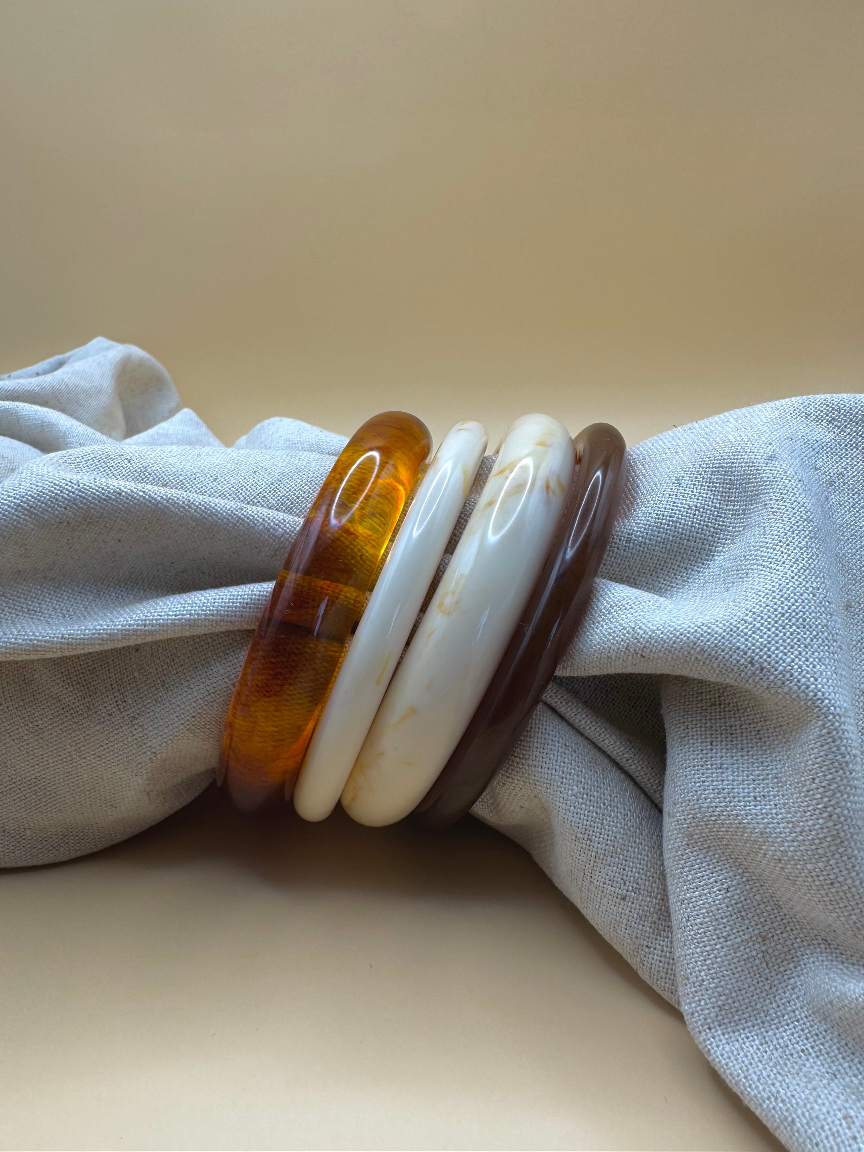 Carey Marble Thin Bracelet P2