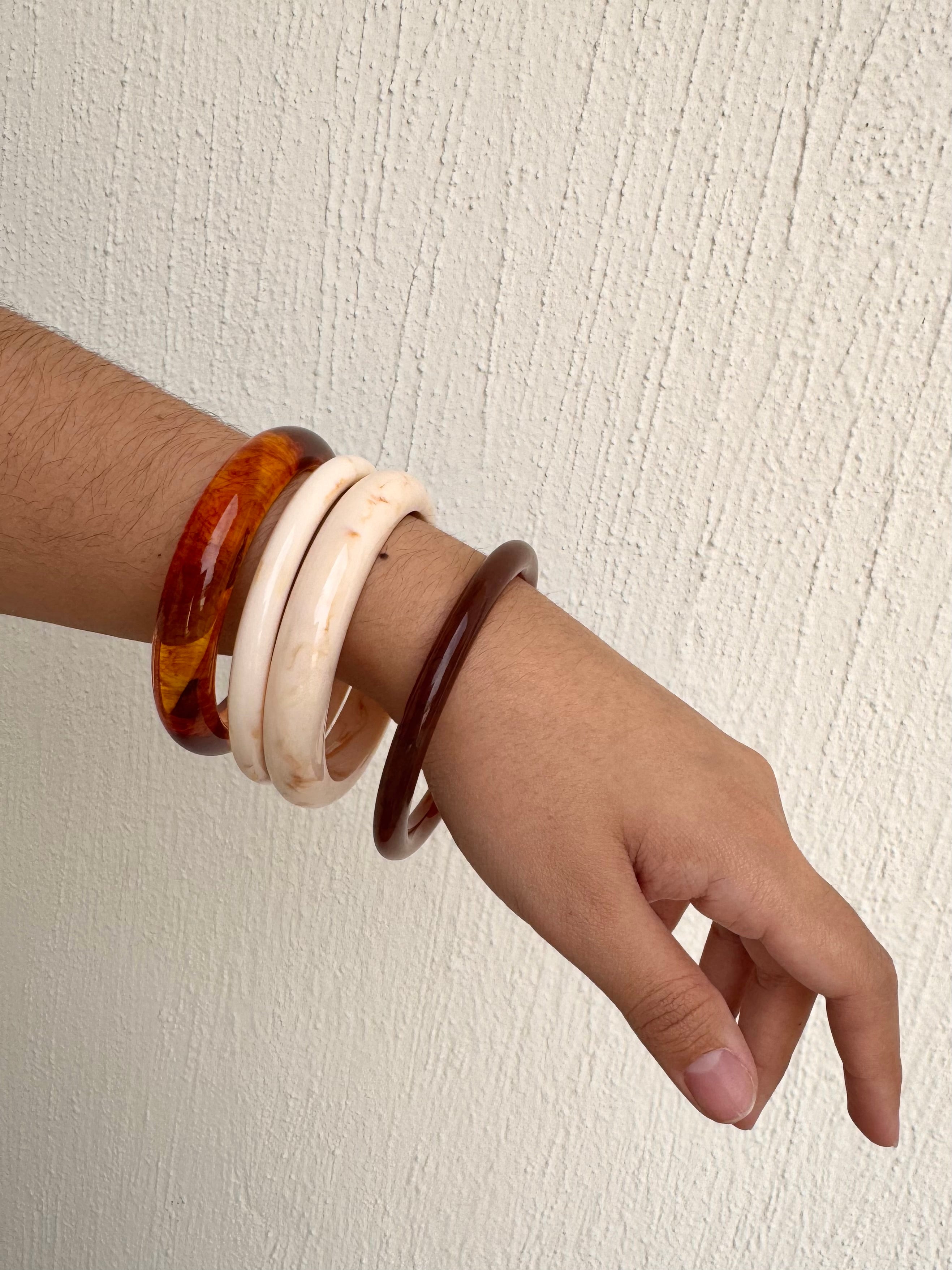 Carey Marble Thin Bracelet P2