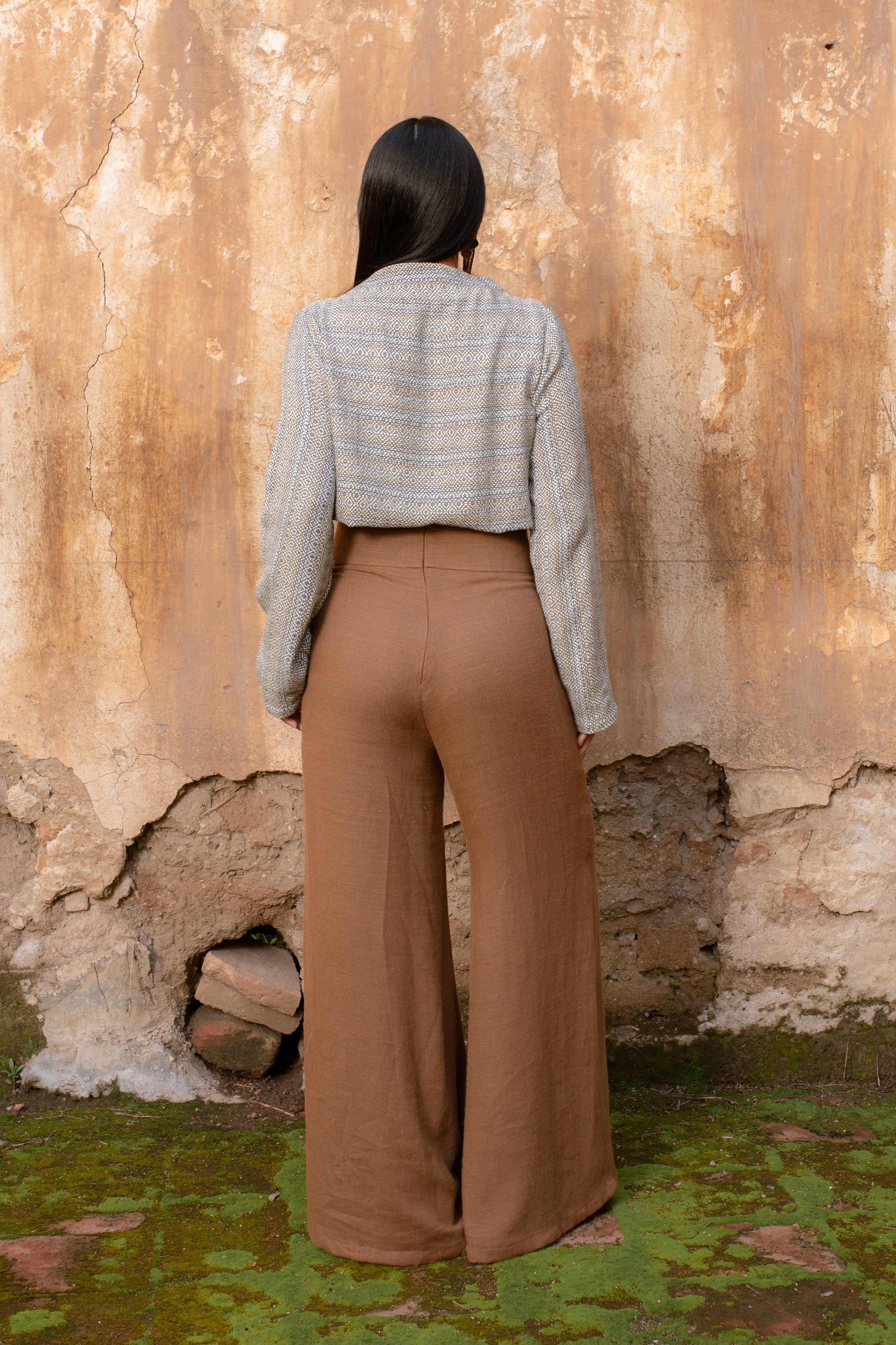 Pantalón Fluido Terracota