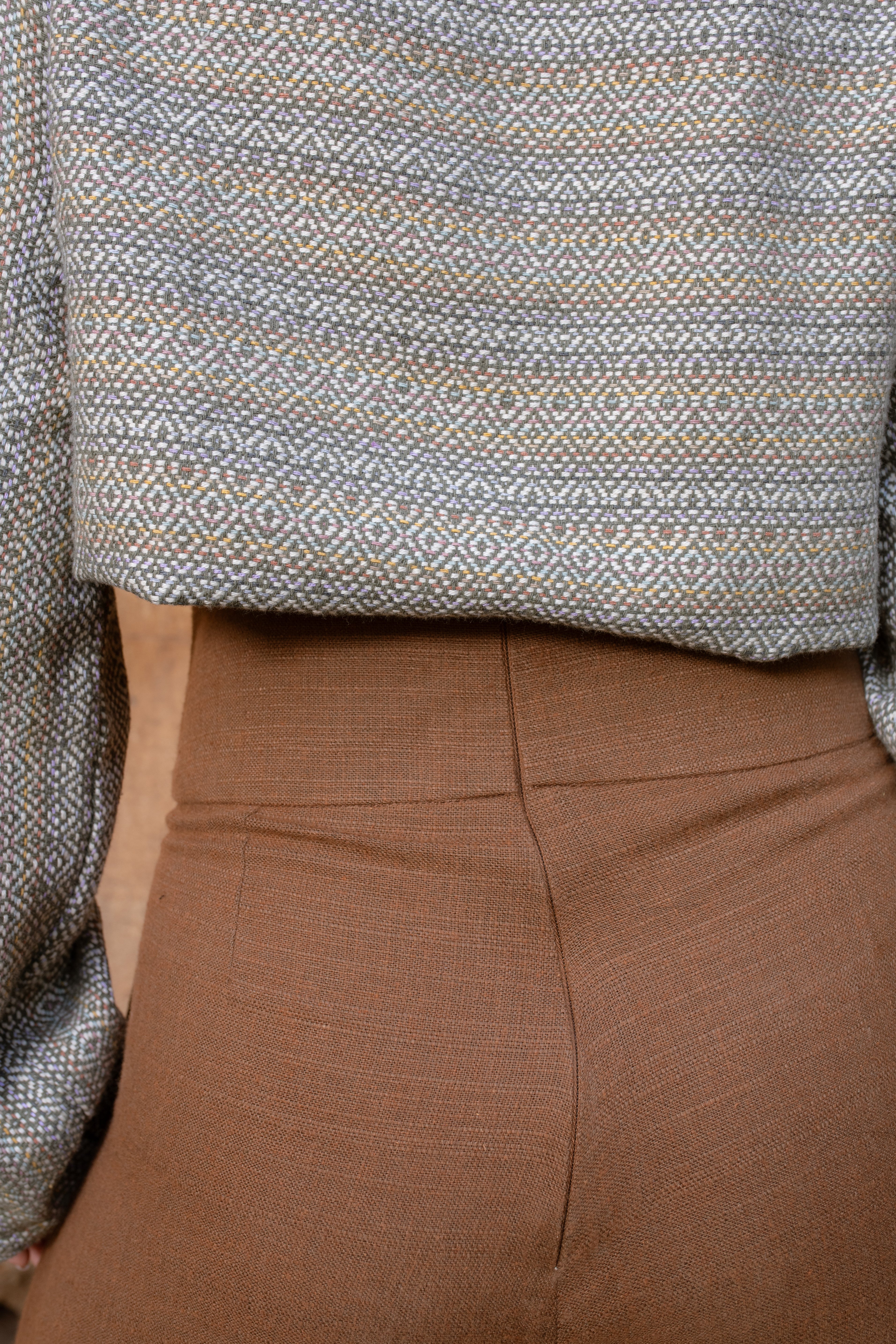 Pantalón Fluido Terracota