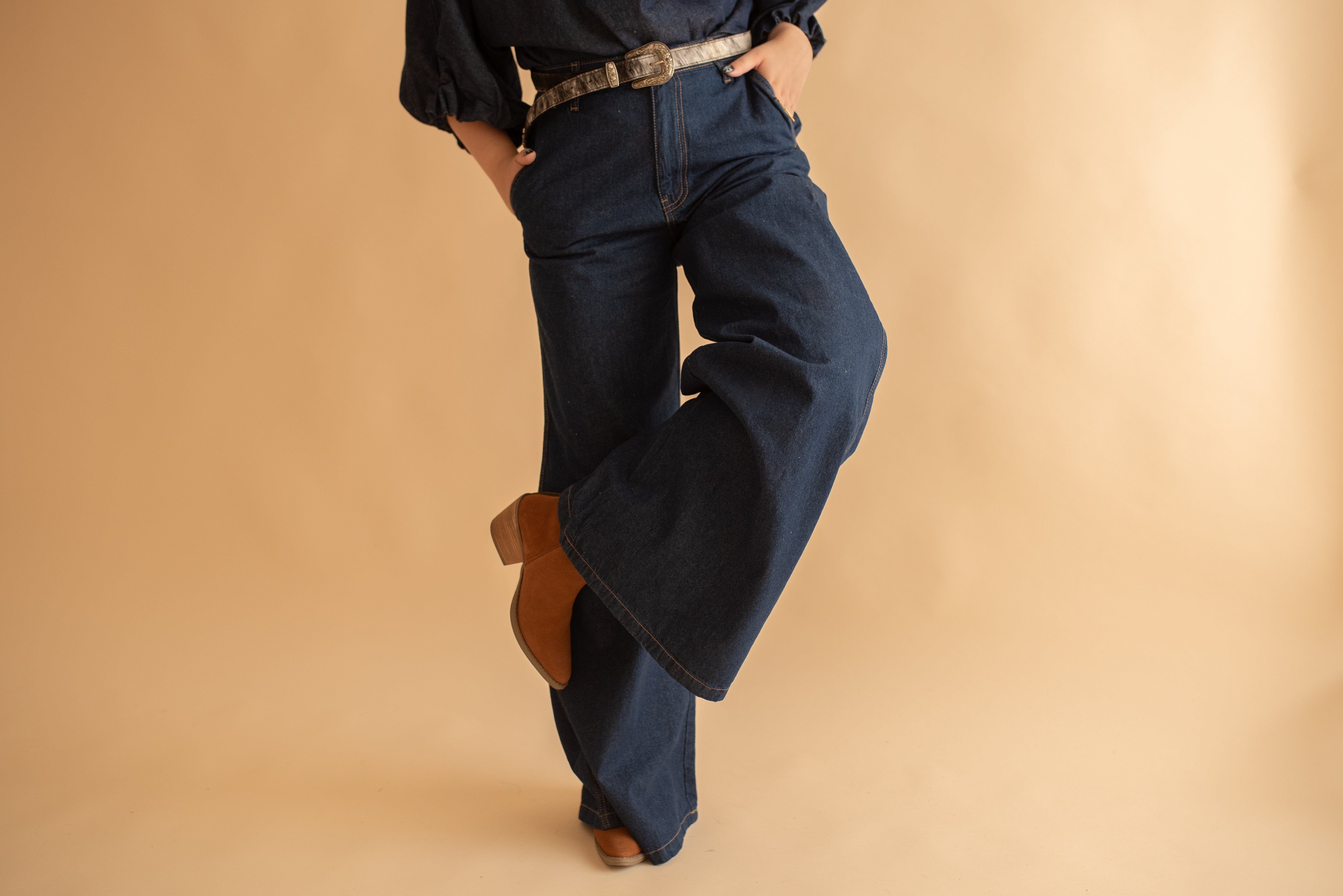 Cinturón de Textura de Vaca