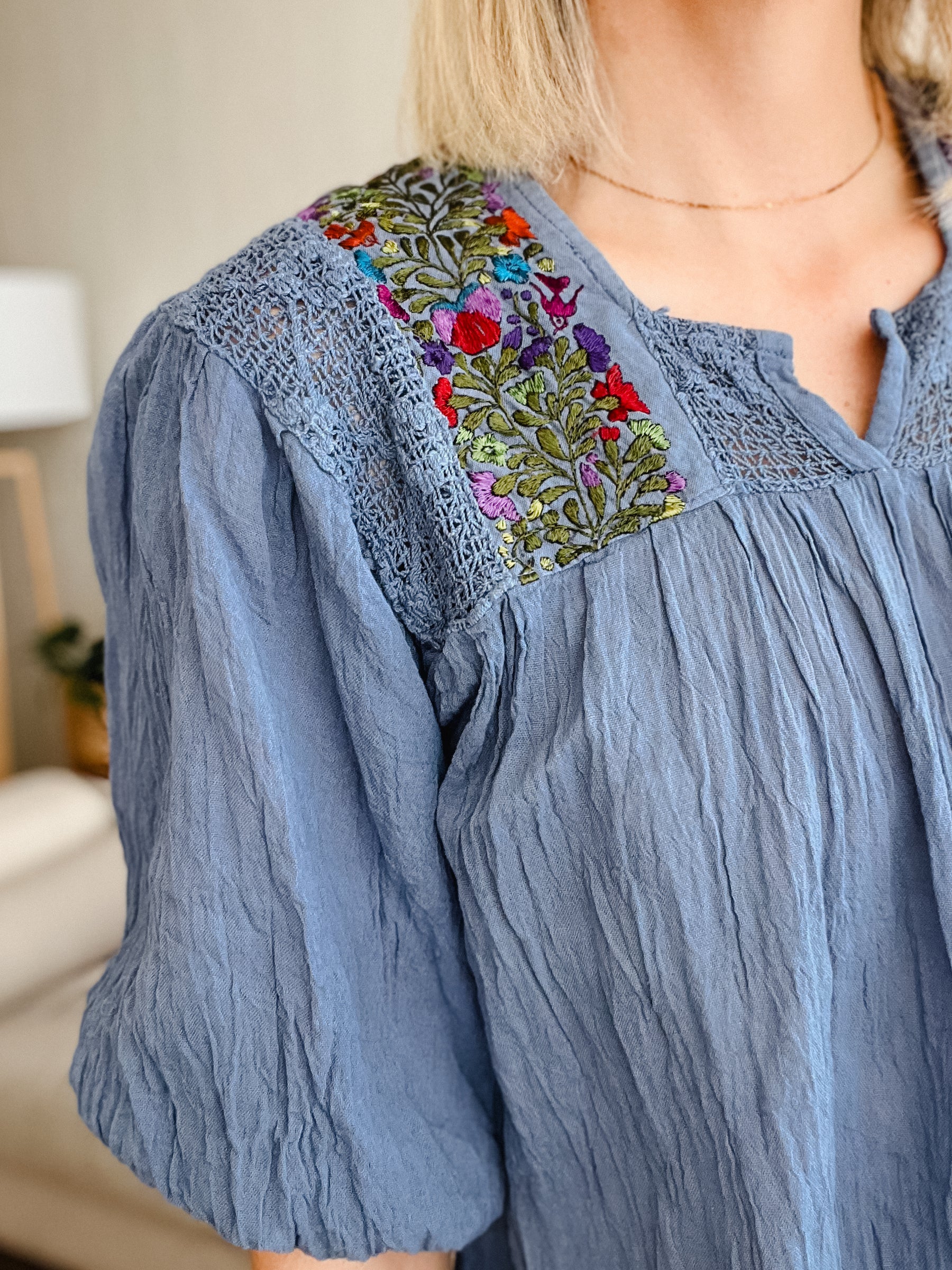 Blusa San Antonia con manga