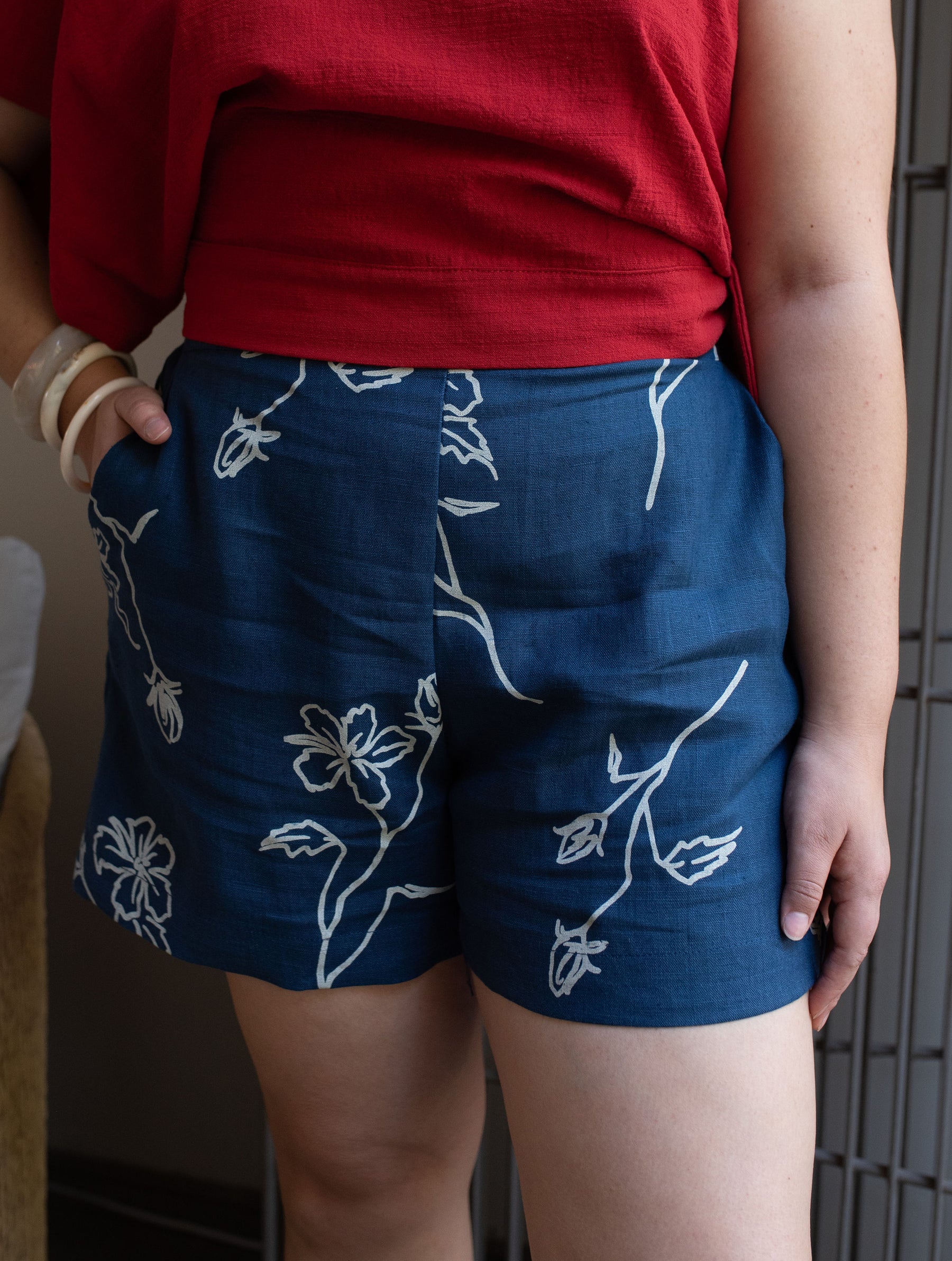 Short Olas de Lino