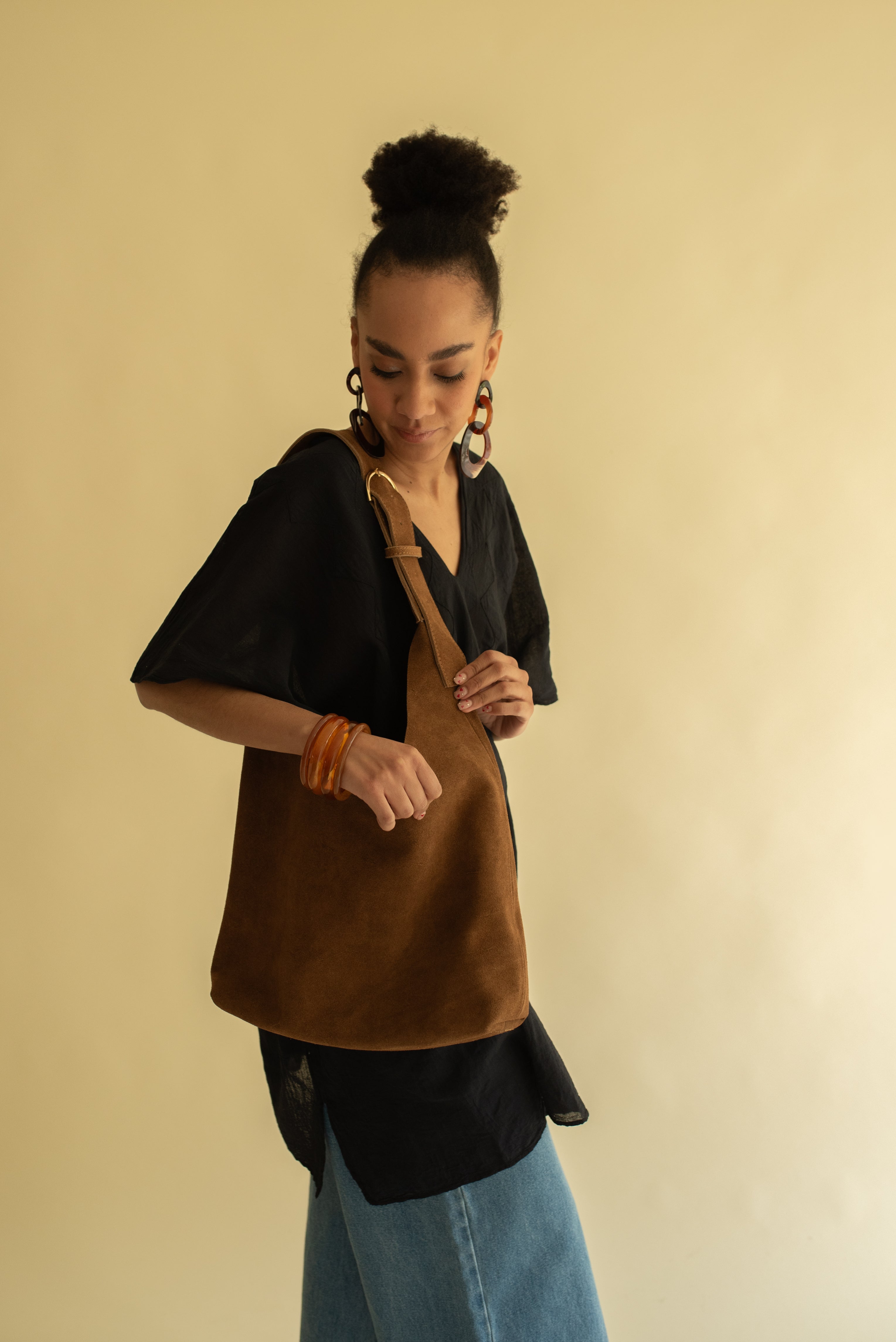 Bolsa Tote Gamuza
