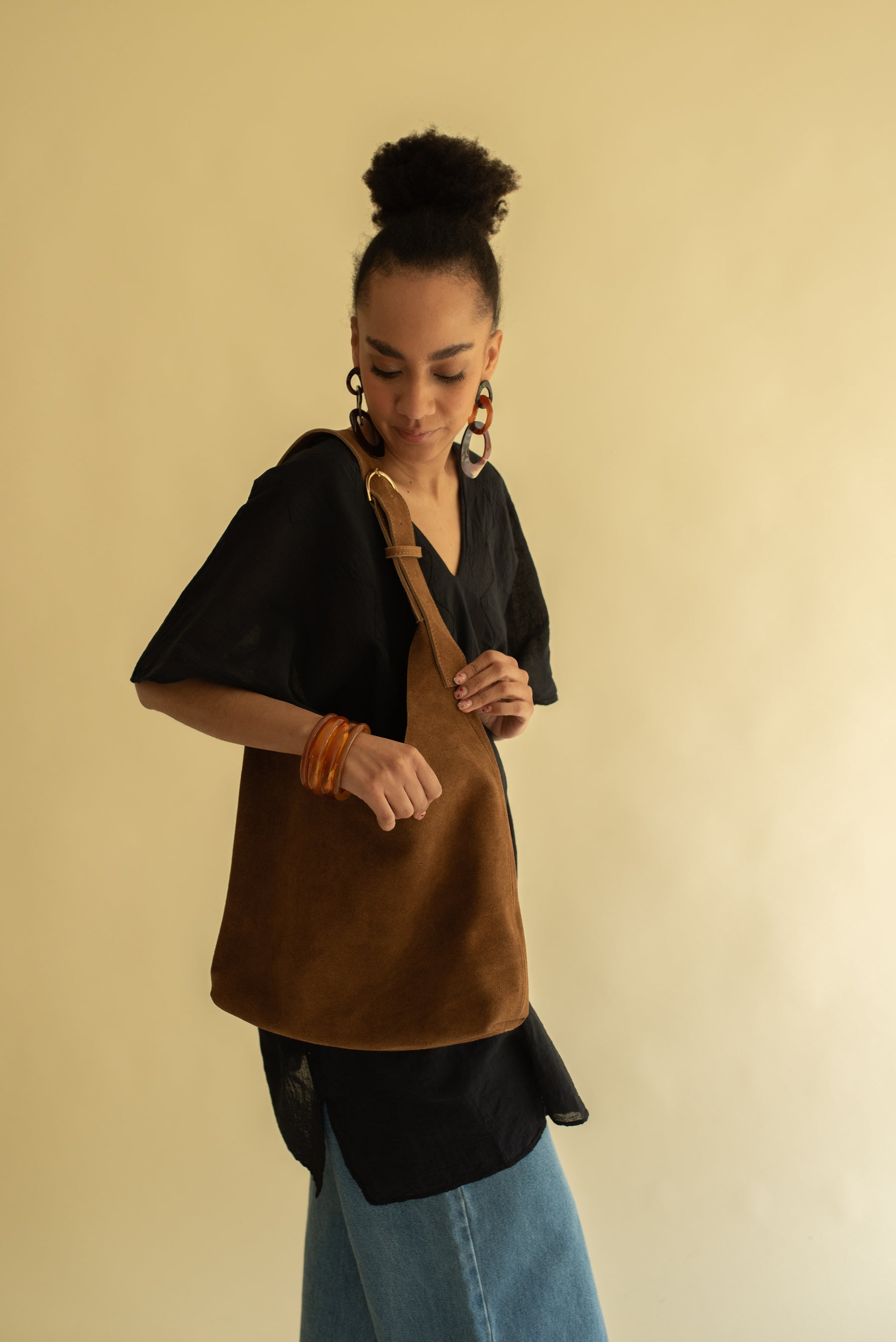 Bolsa Tote Gamuza