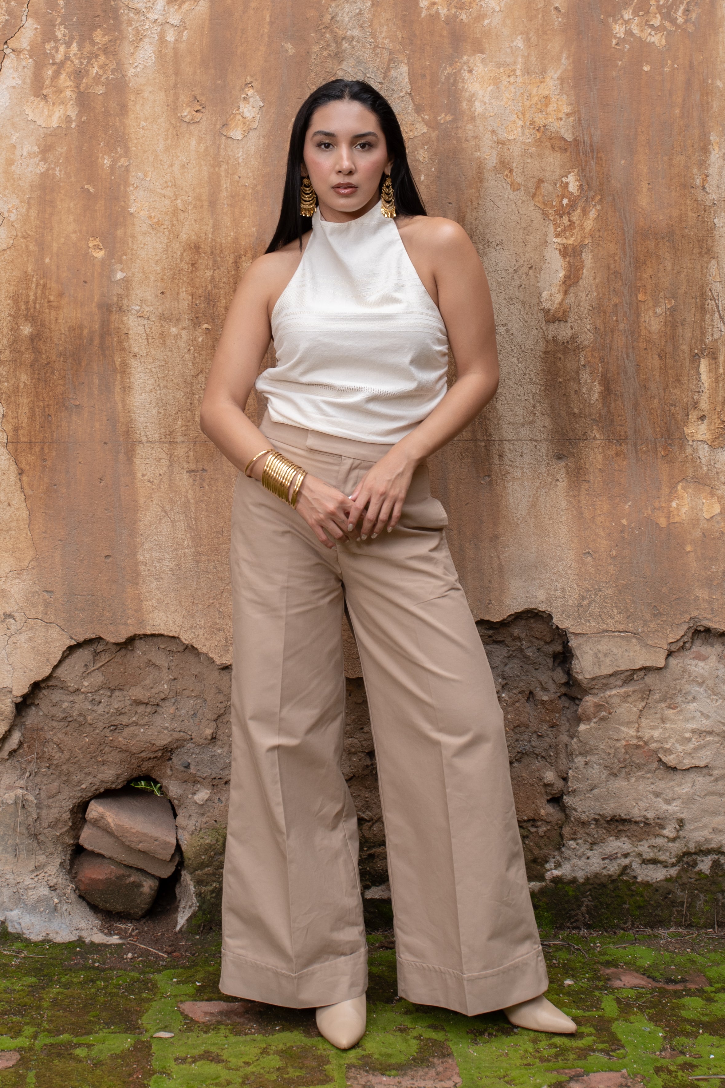 Valenciana Taupe Trousers
