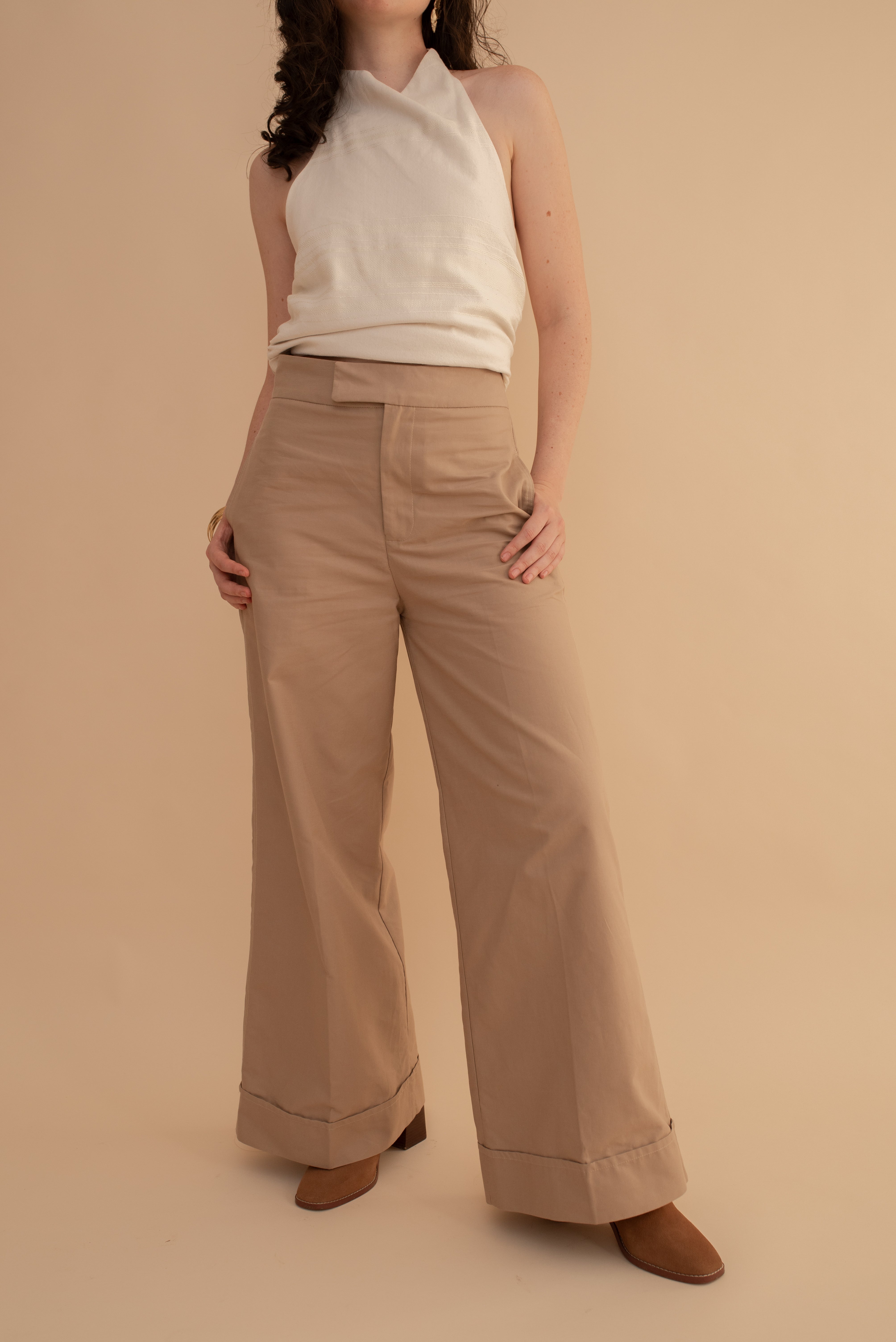 Valenciana Taupe Trousers