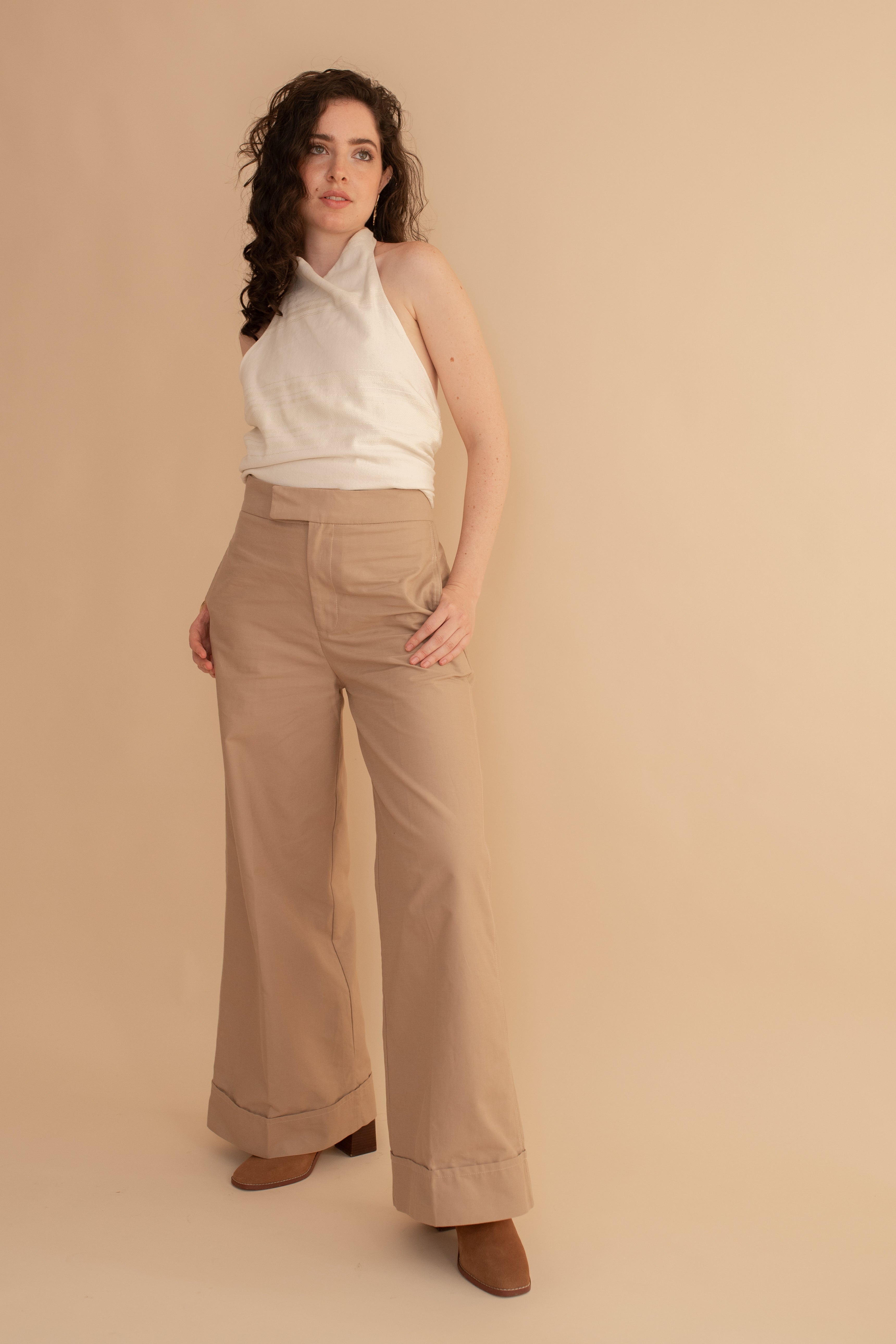 Valenciana Taupe Trousers