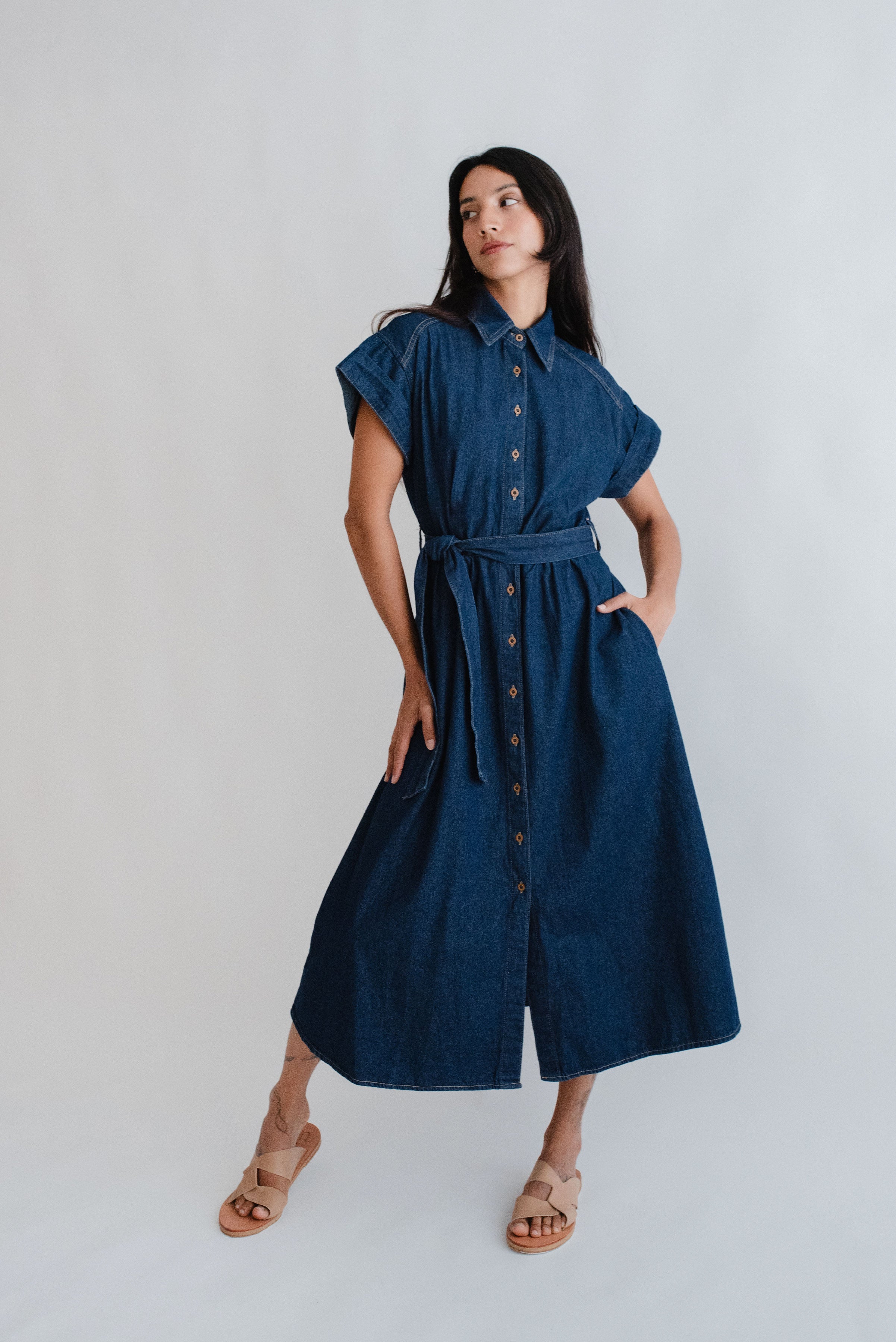 Vestido Valentina Mezclilla Vestido Valentina Mezclilla