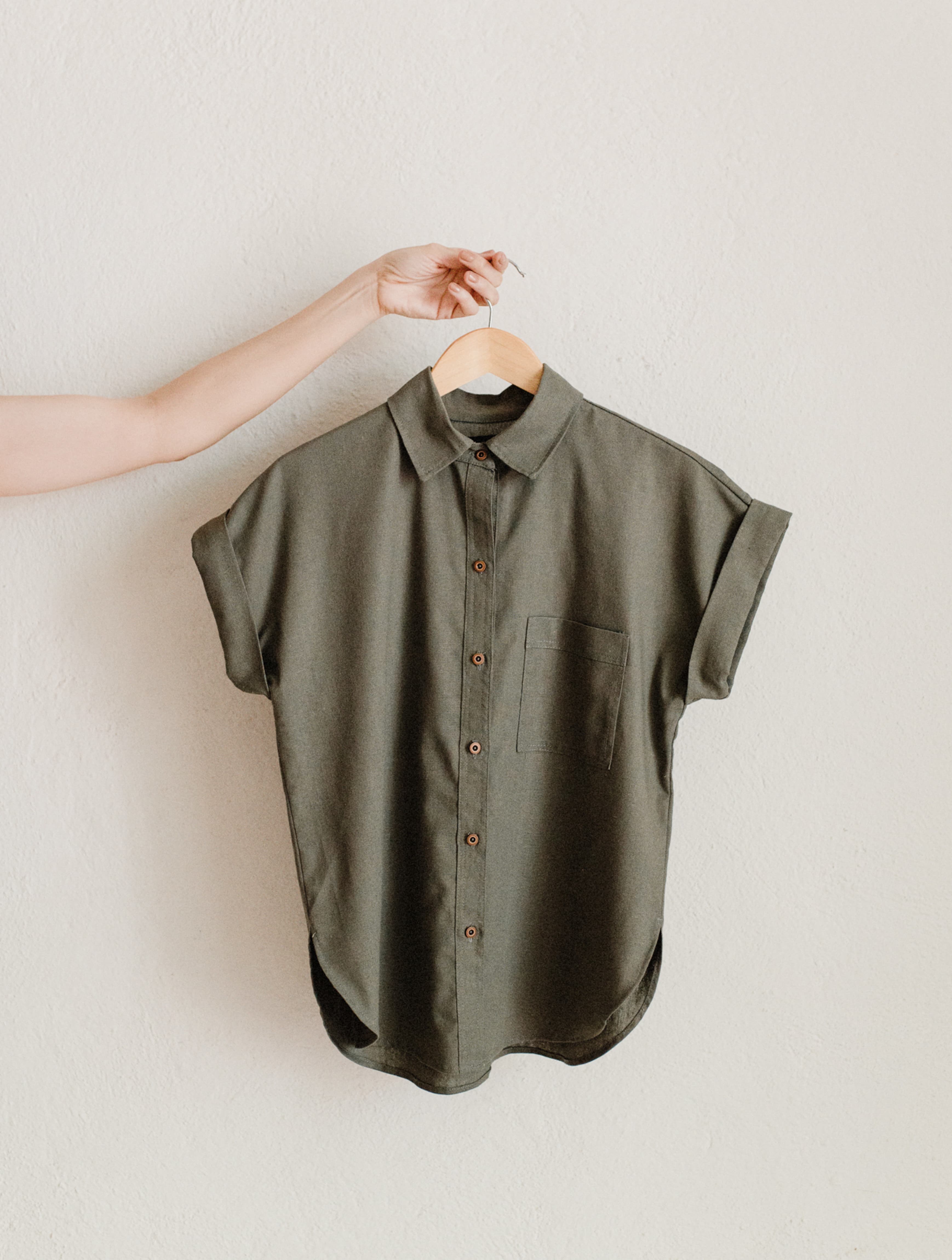 Camisa de Lino manga corta