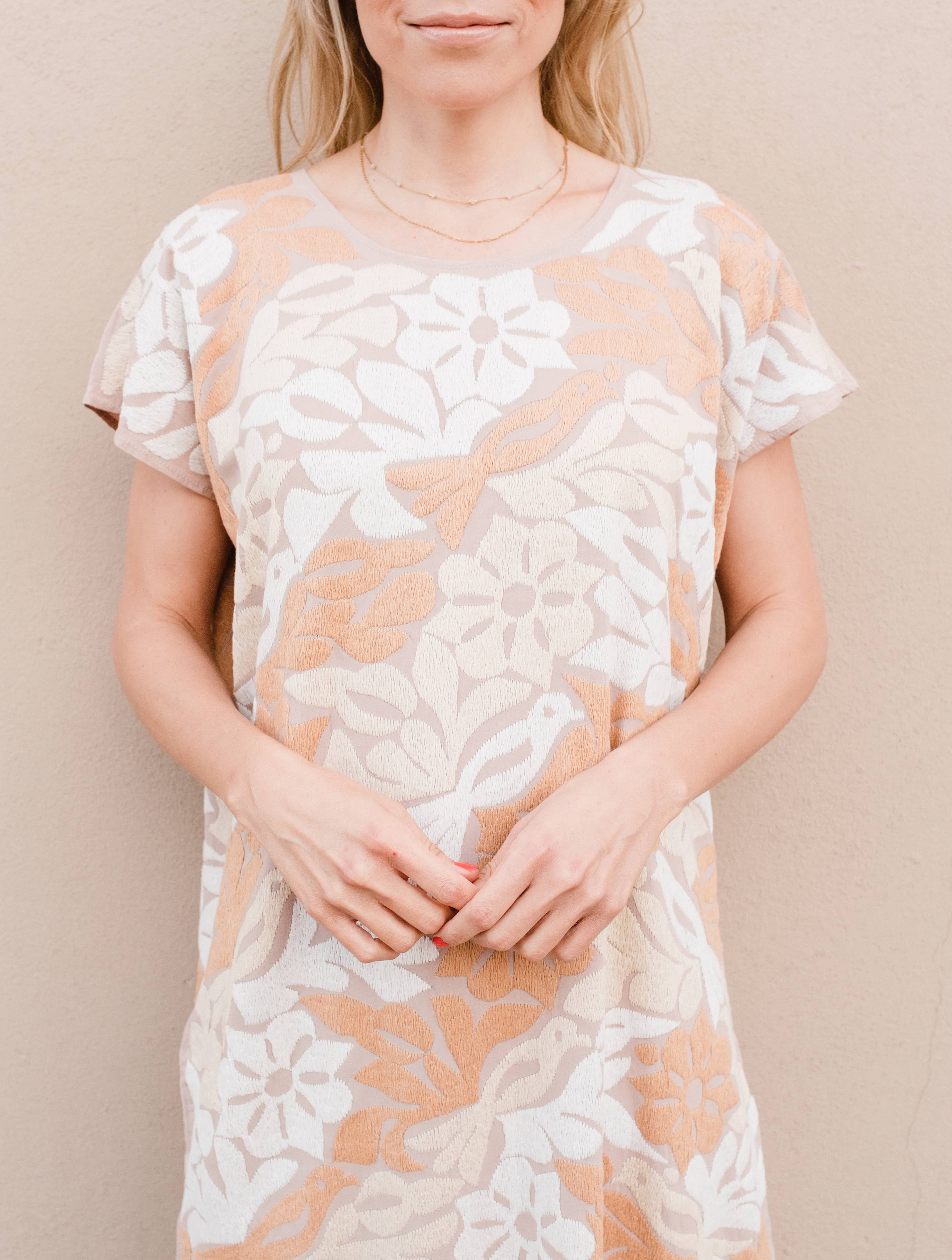 Jalapa Nude/Sand Huipil