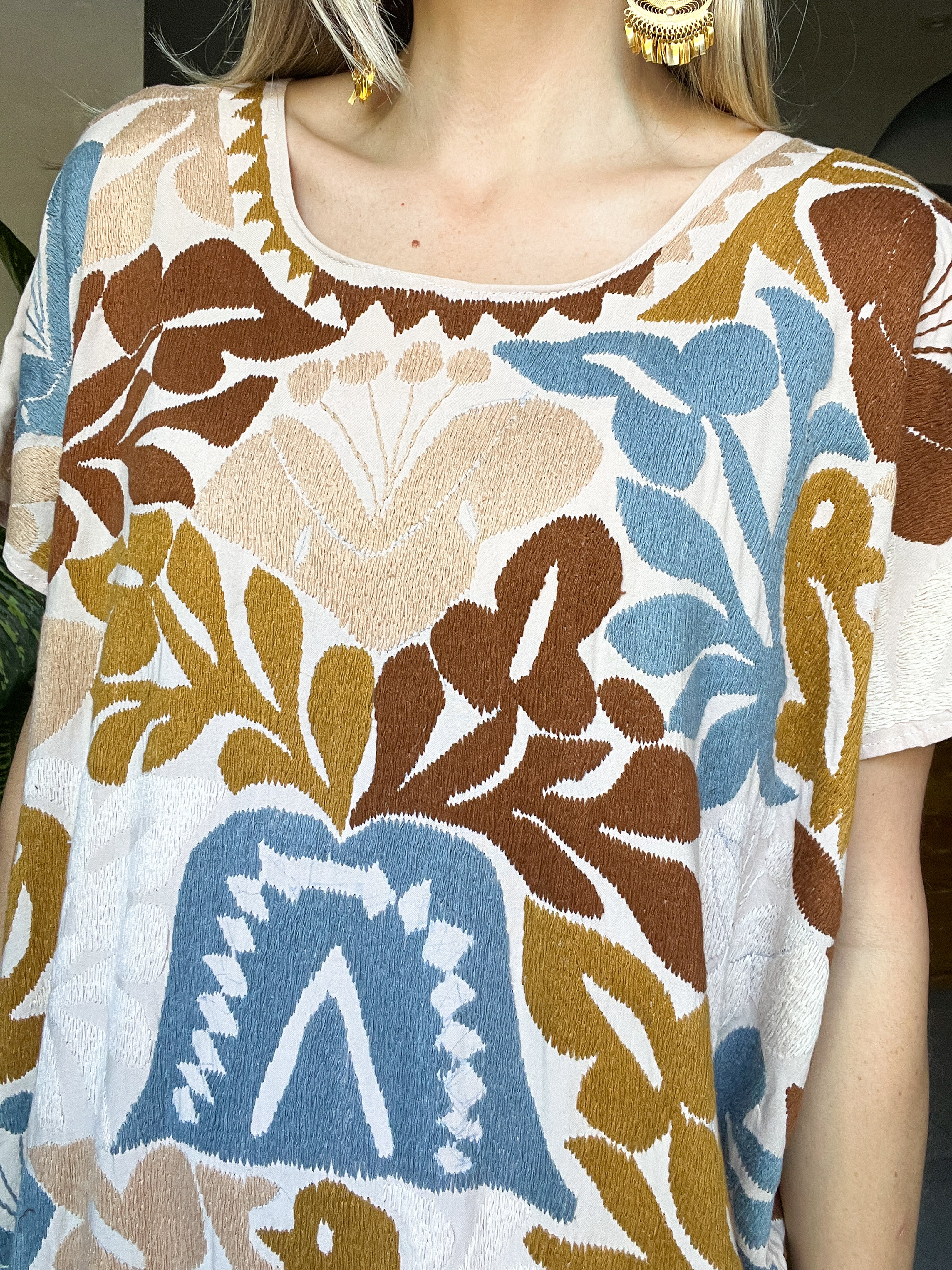 Huipil Jalapa Nude/Bone