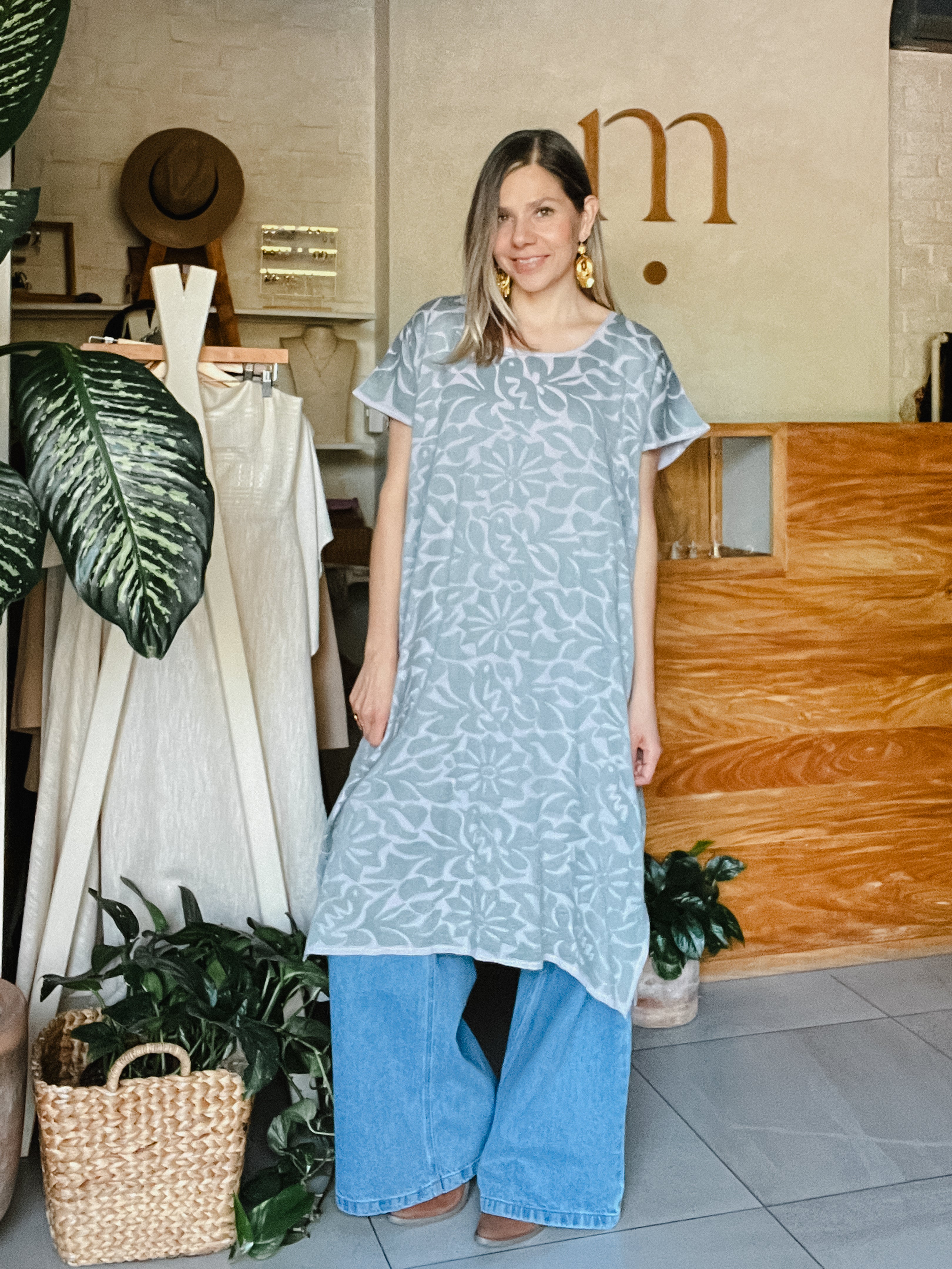 Huipil Jalapa Nude/Bone