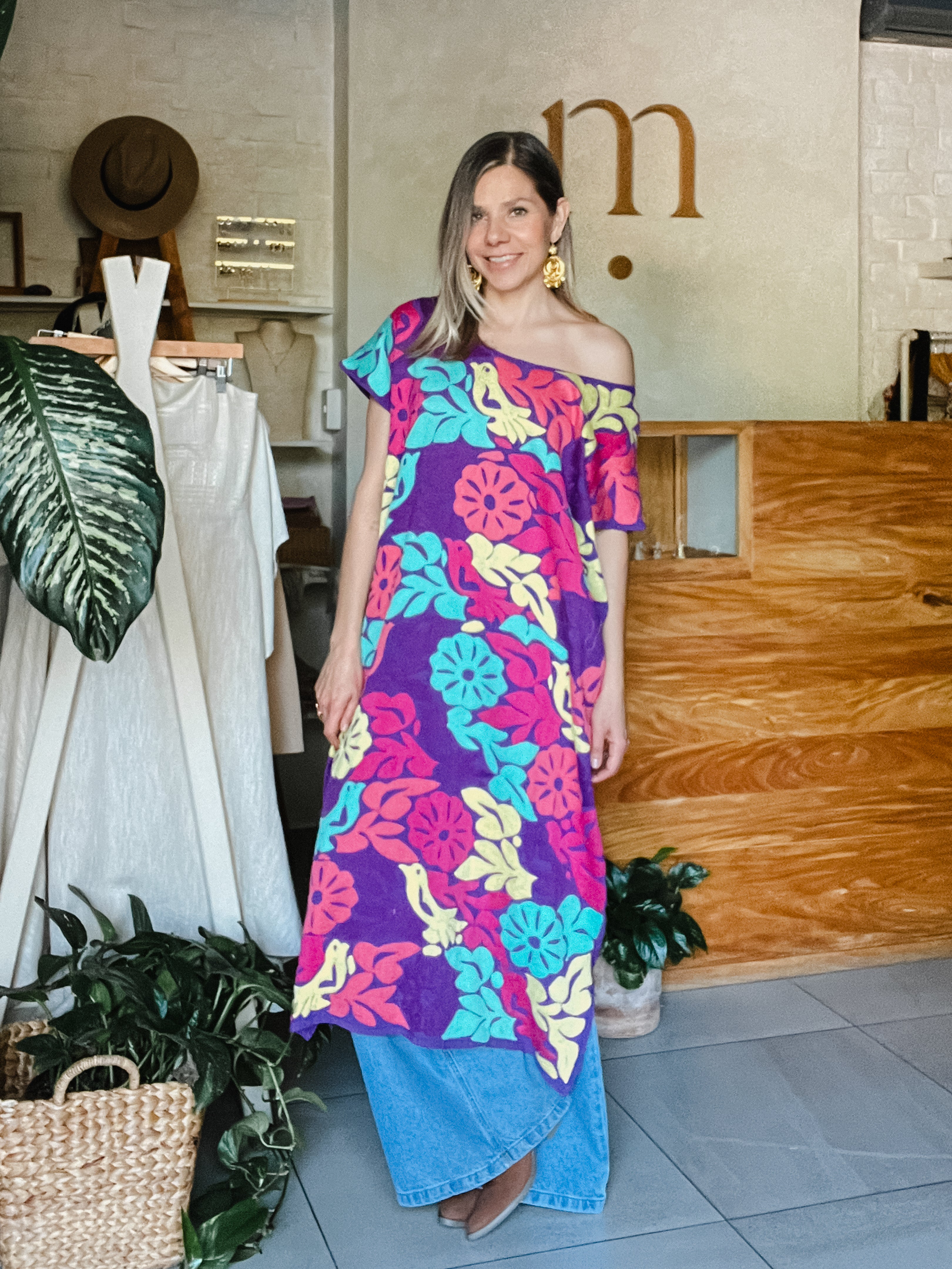 Huipil Jalapa Nude/Bone