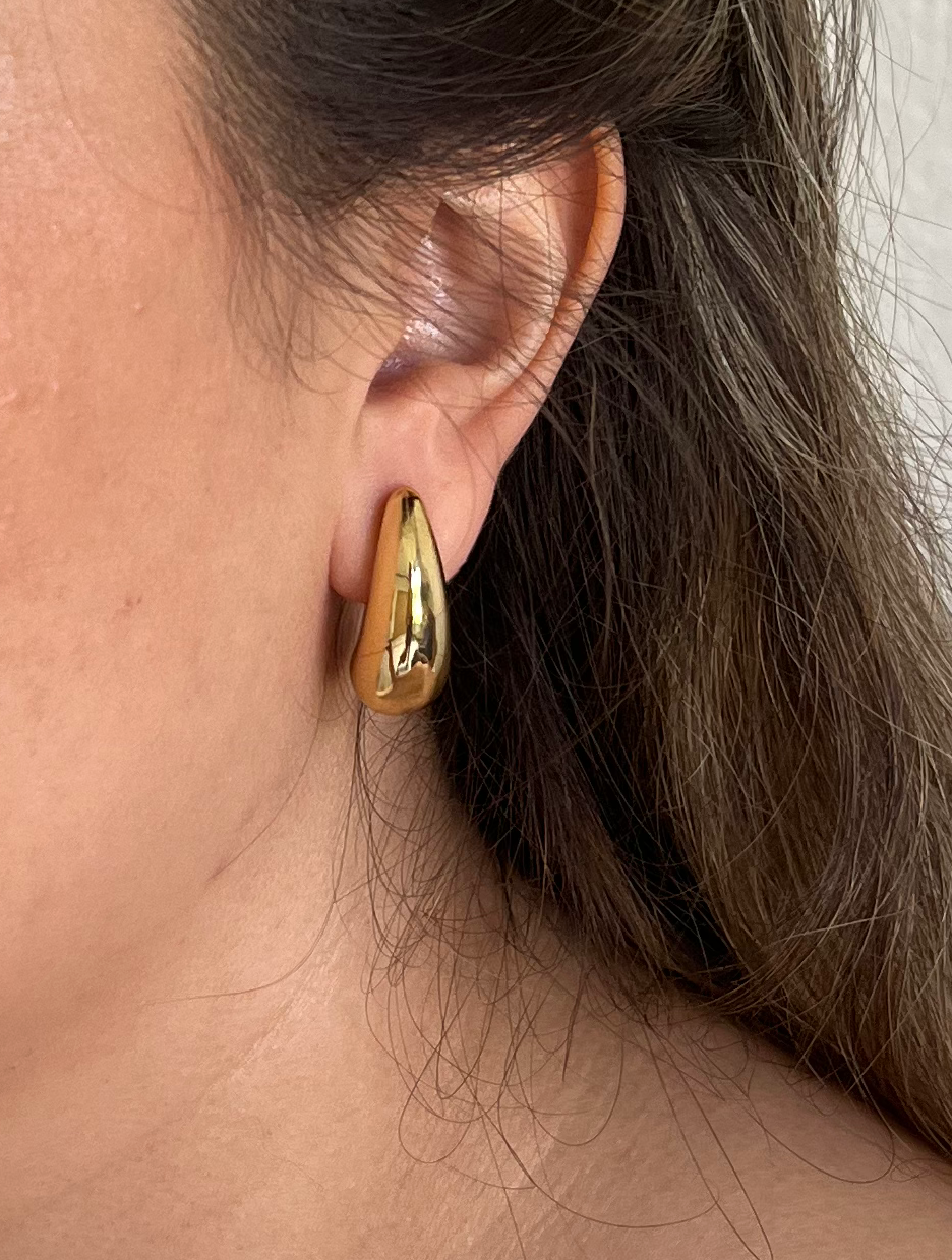 Aretes Tipo Coqueta Dorados J38