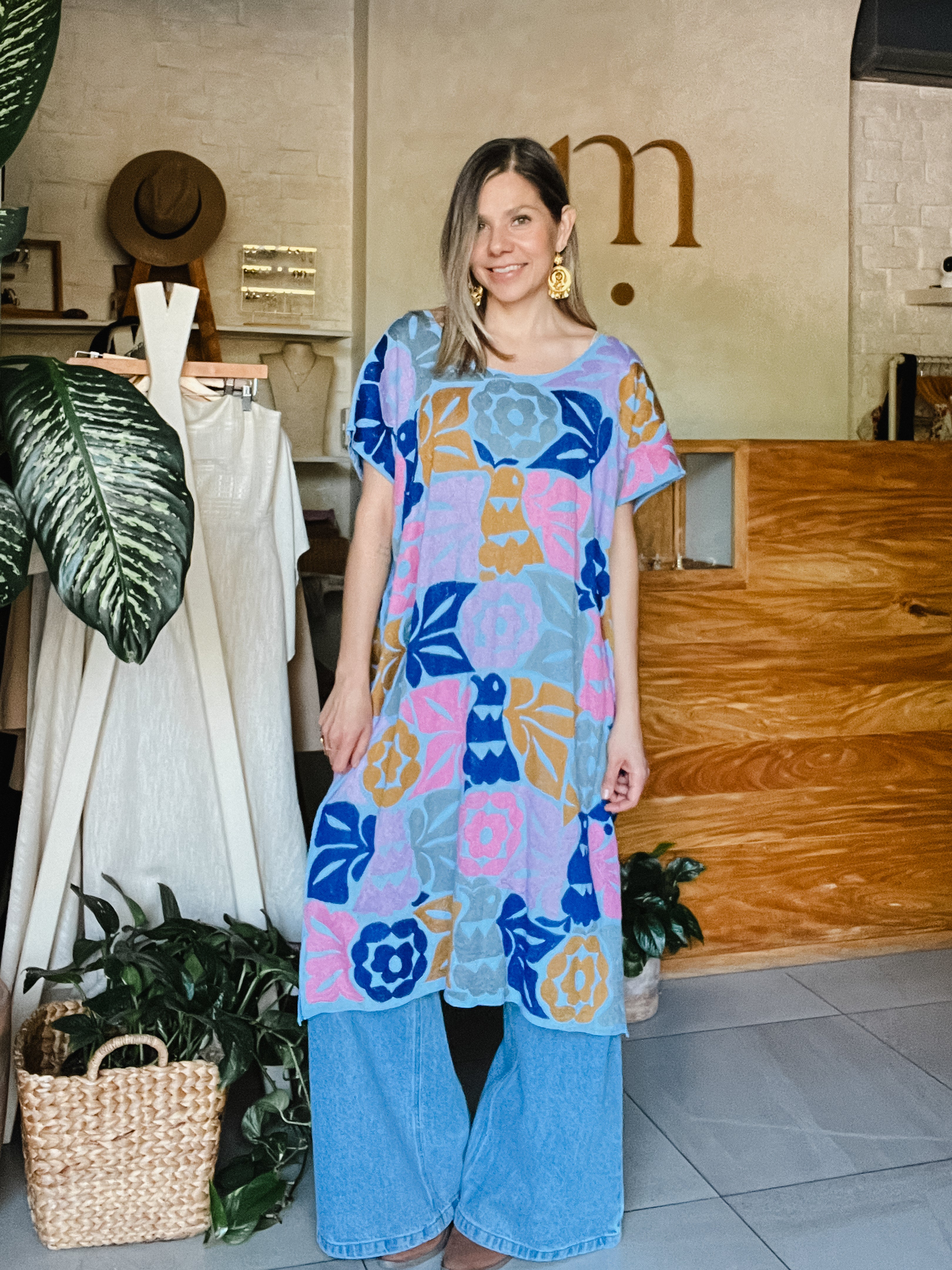 Huipil Jalapa Nude/Bone