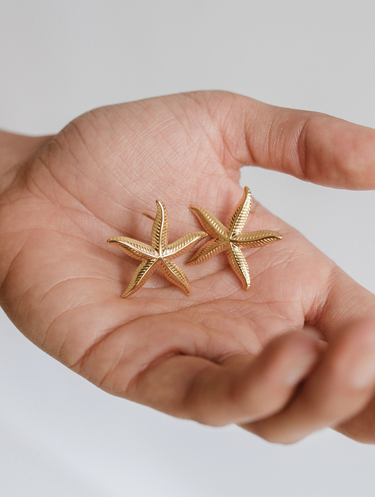 Aretes Estrella de Mar Dorados D21