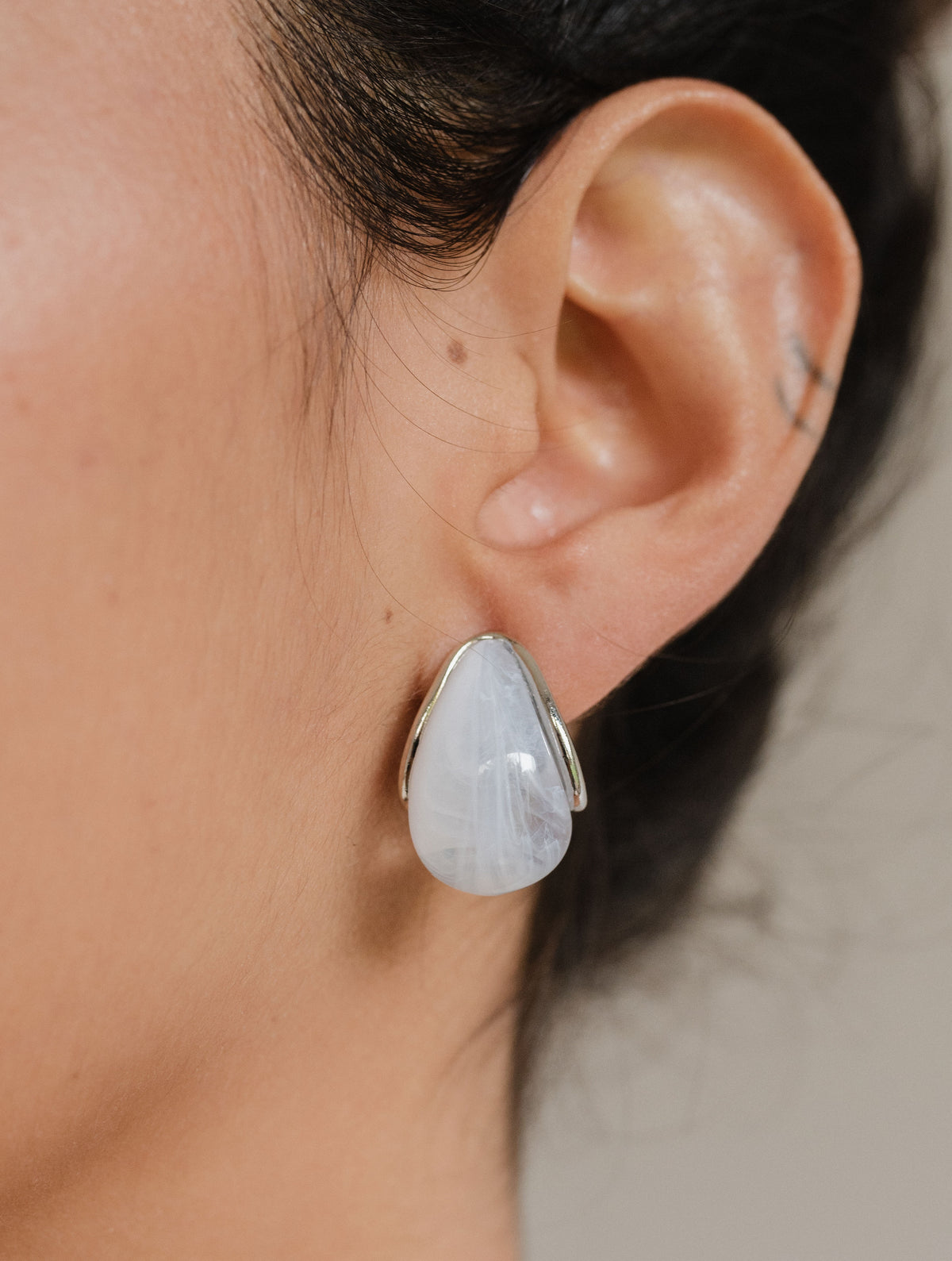 Aretes Gotas Cristalino D7