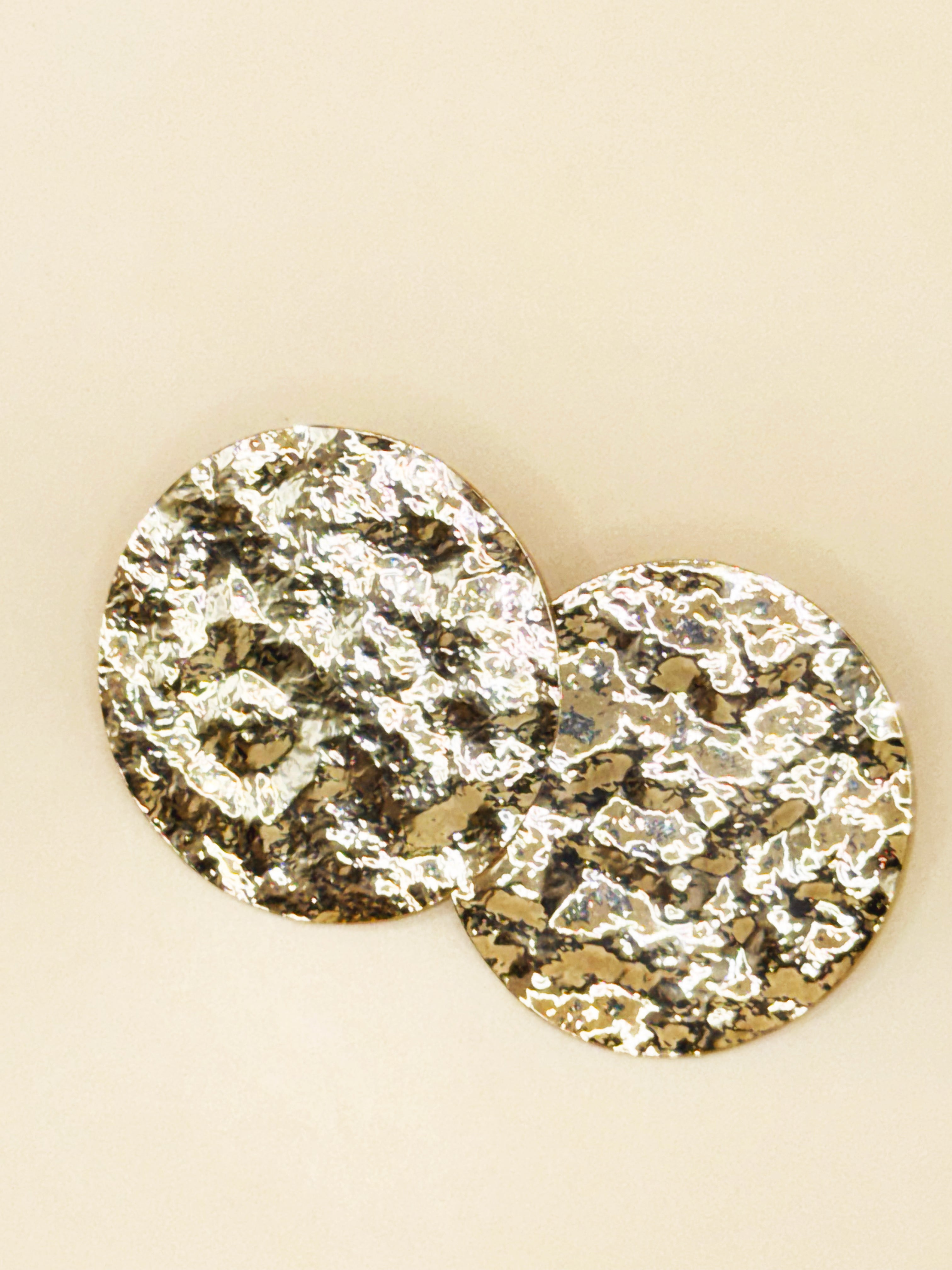 Aretes Círculo Dorado Grandes L38
