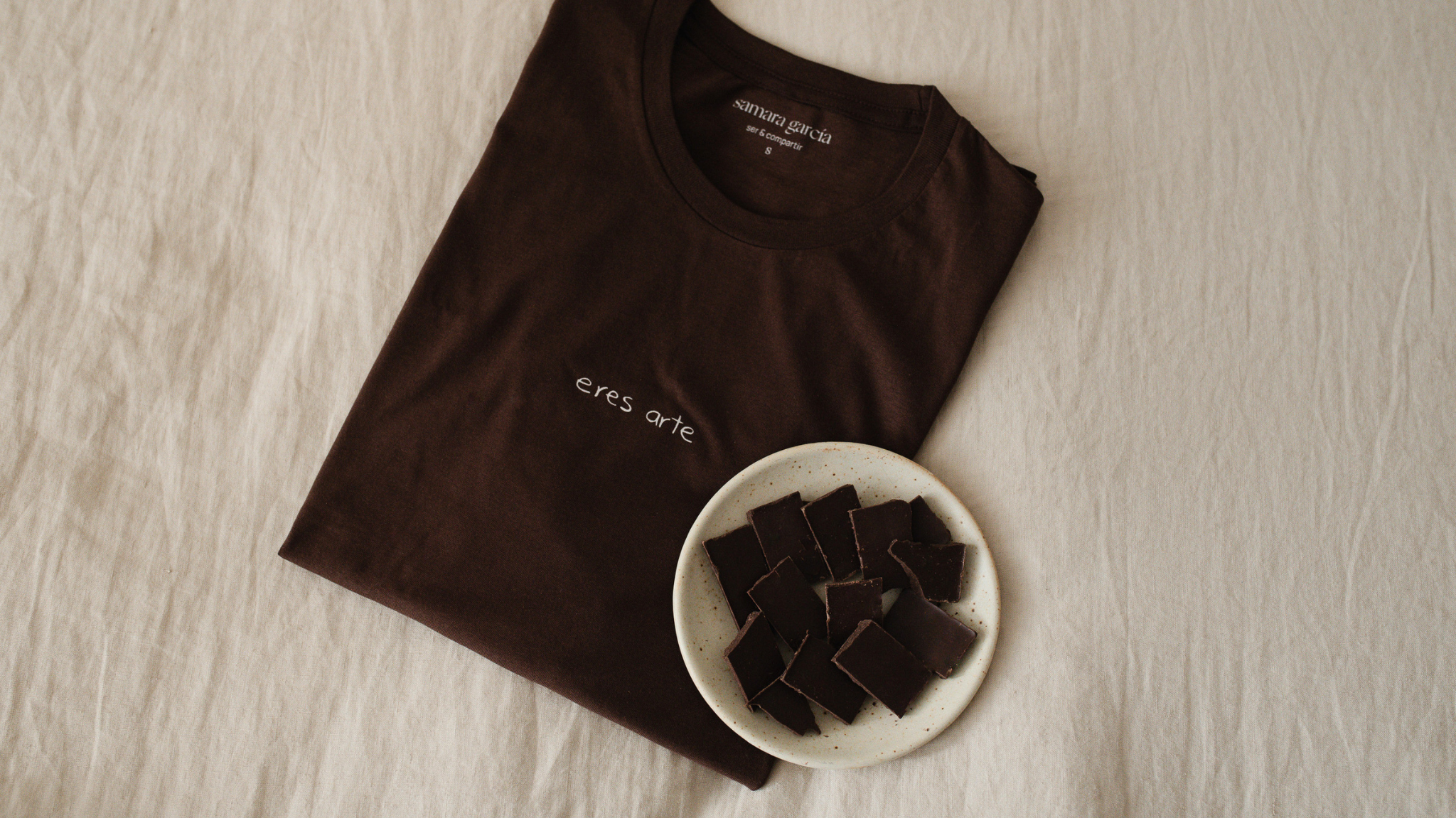 Playera Eres Arte Chocolate