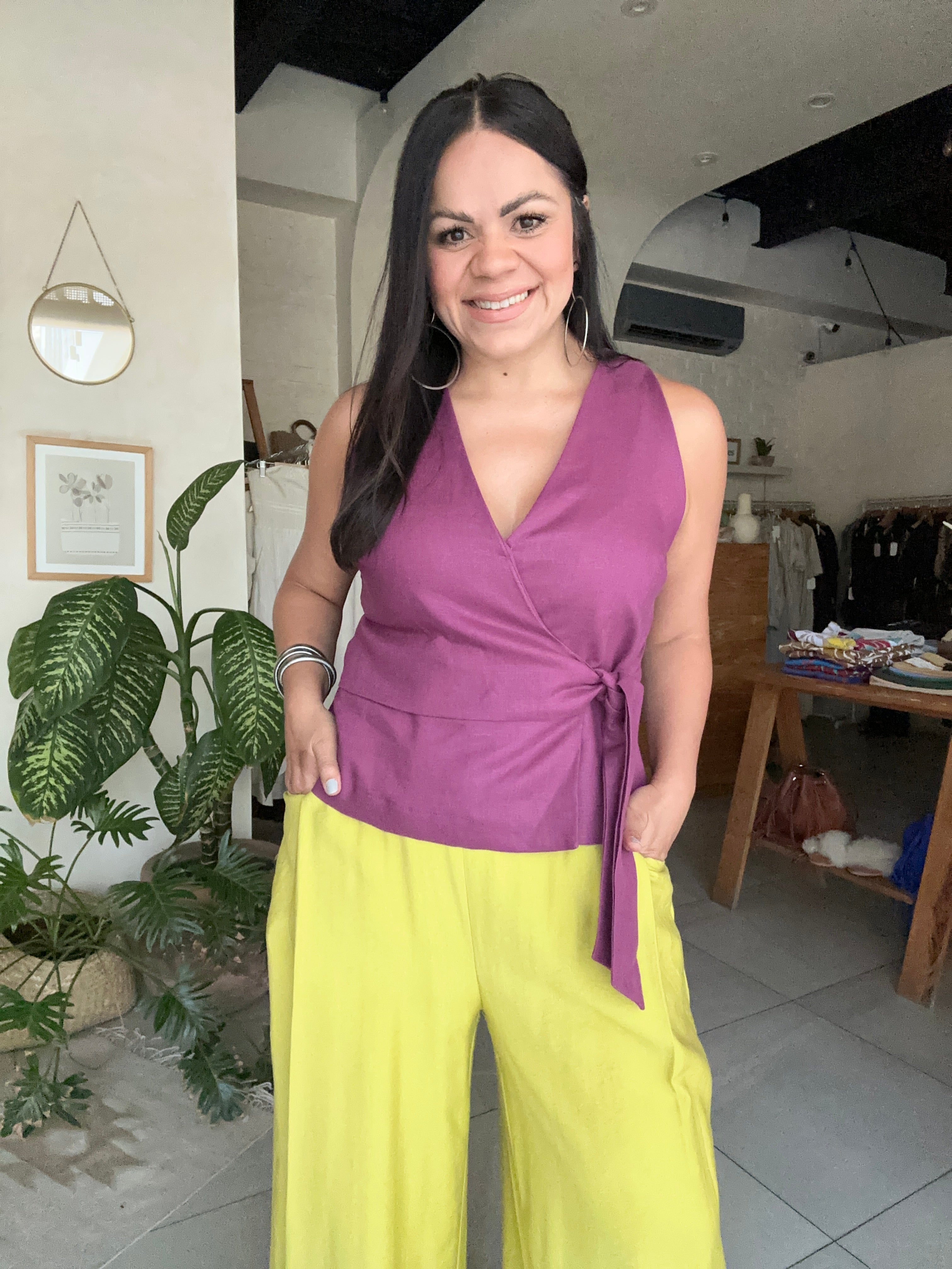 Blusa Cruzada Equilibrio Bugambilia