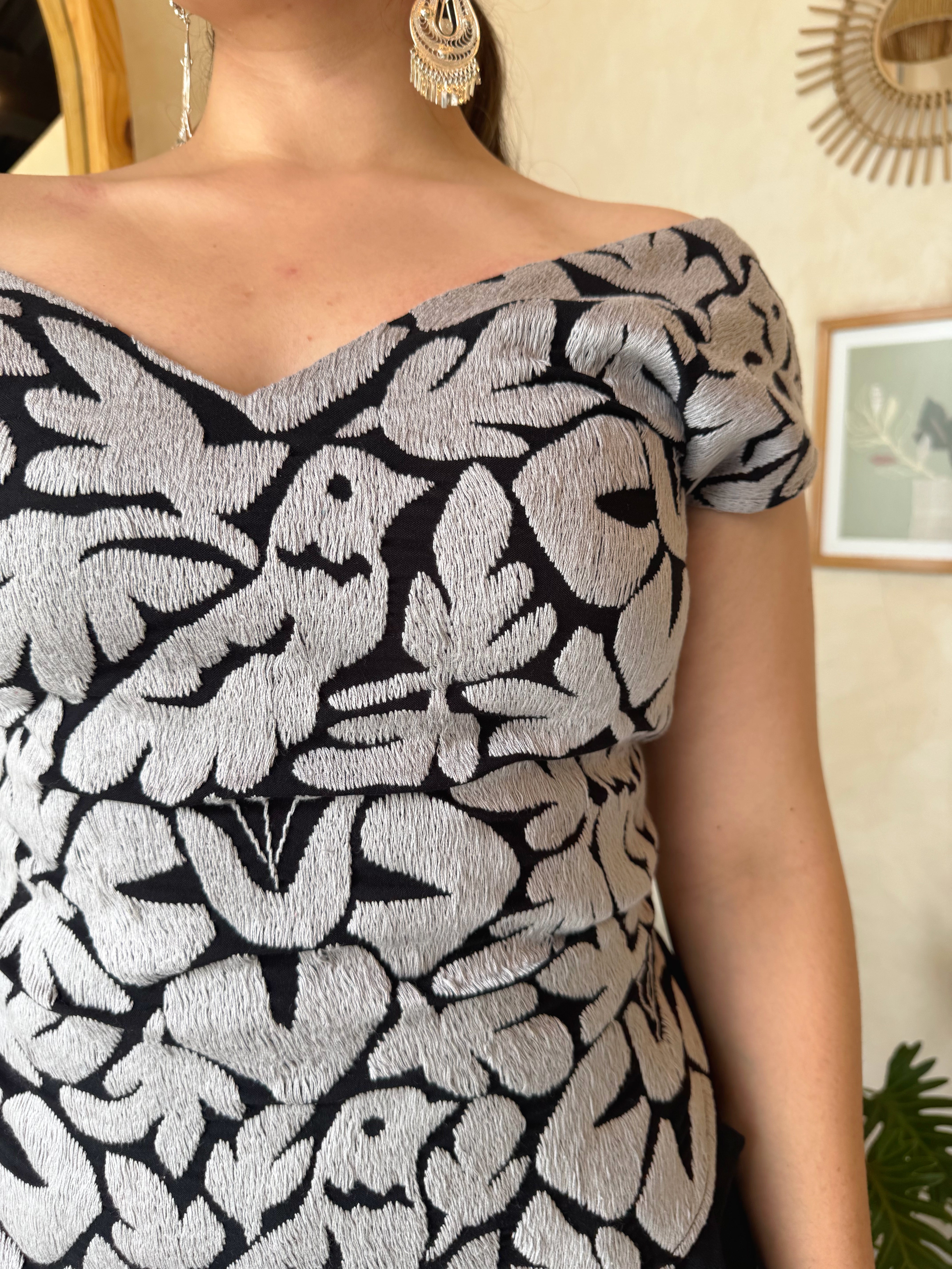 Purple Jalapa V-Neck Blouse