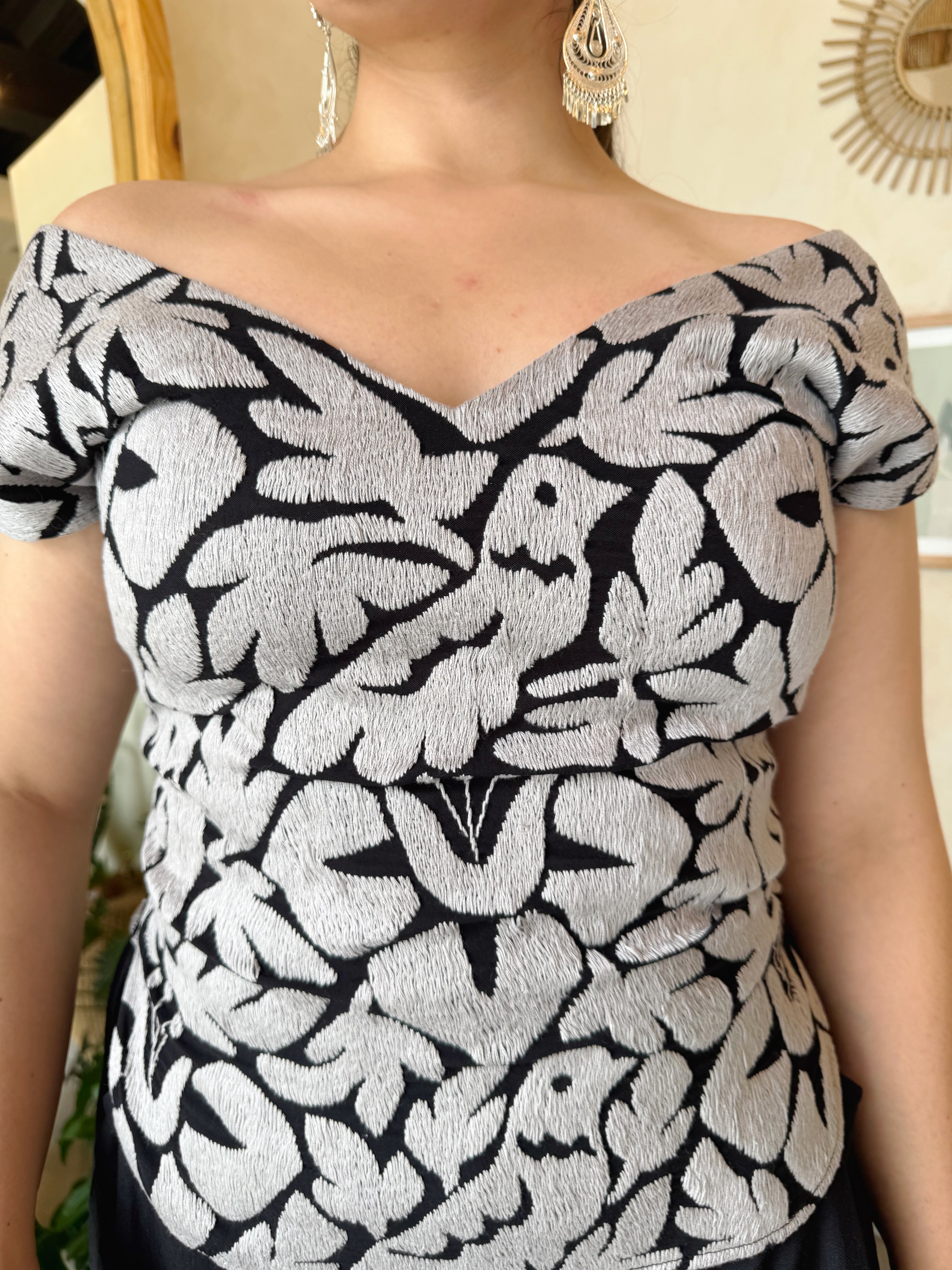 Purple Jalapa V-Neck Blouse
