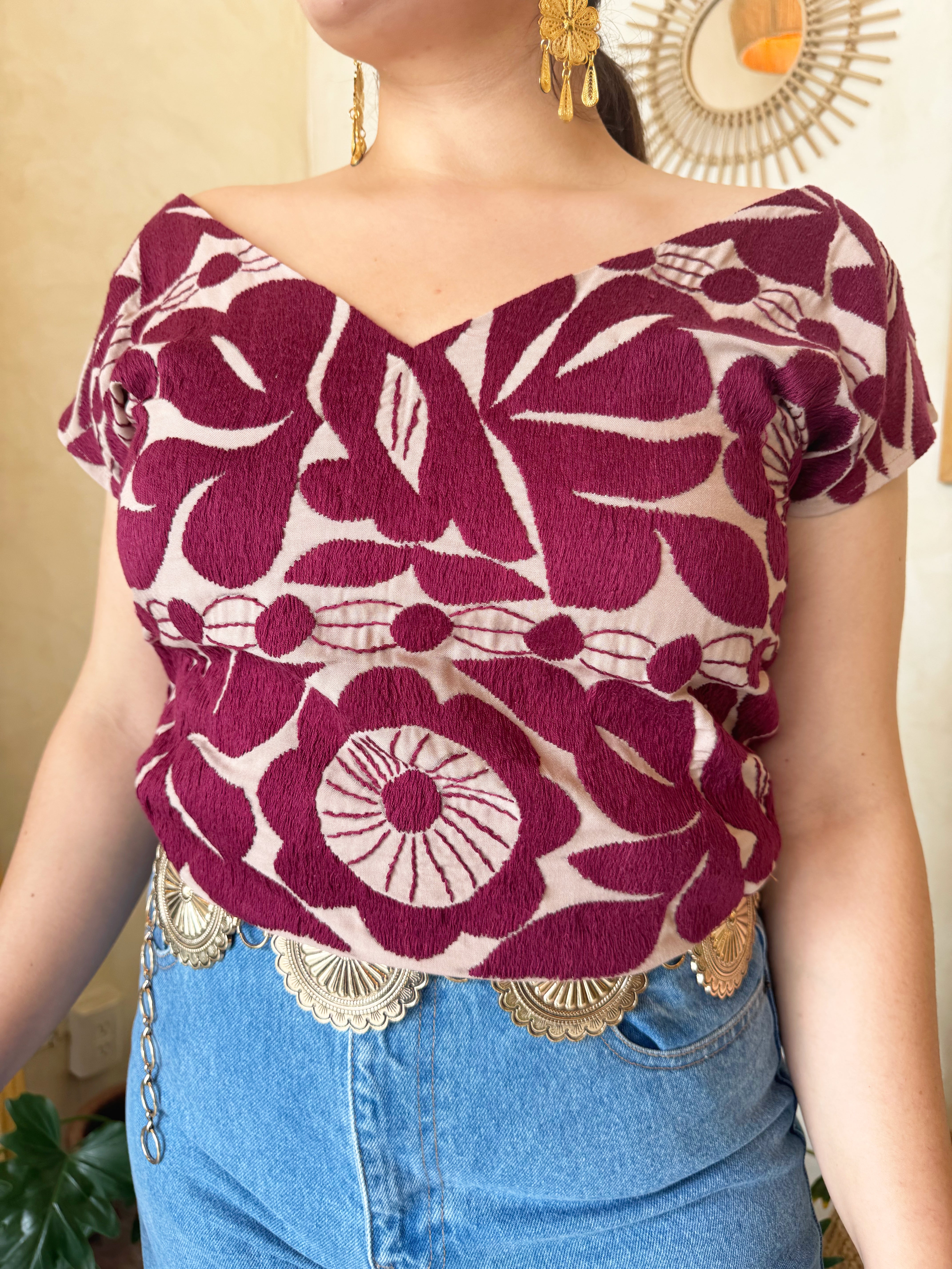 Blusa Jalapa V Arena/Tinto