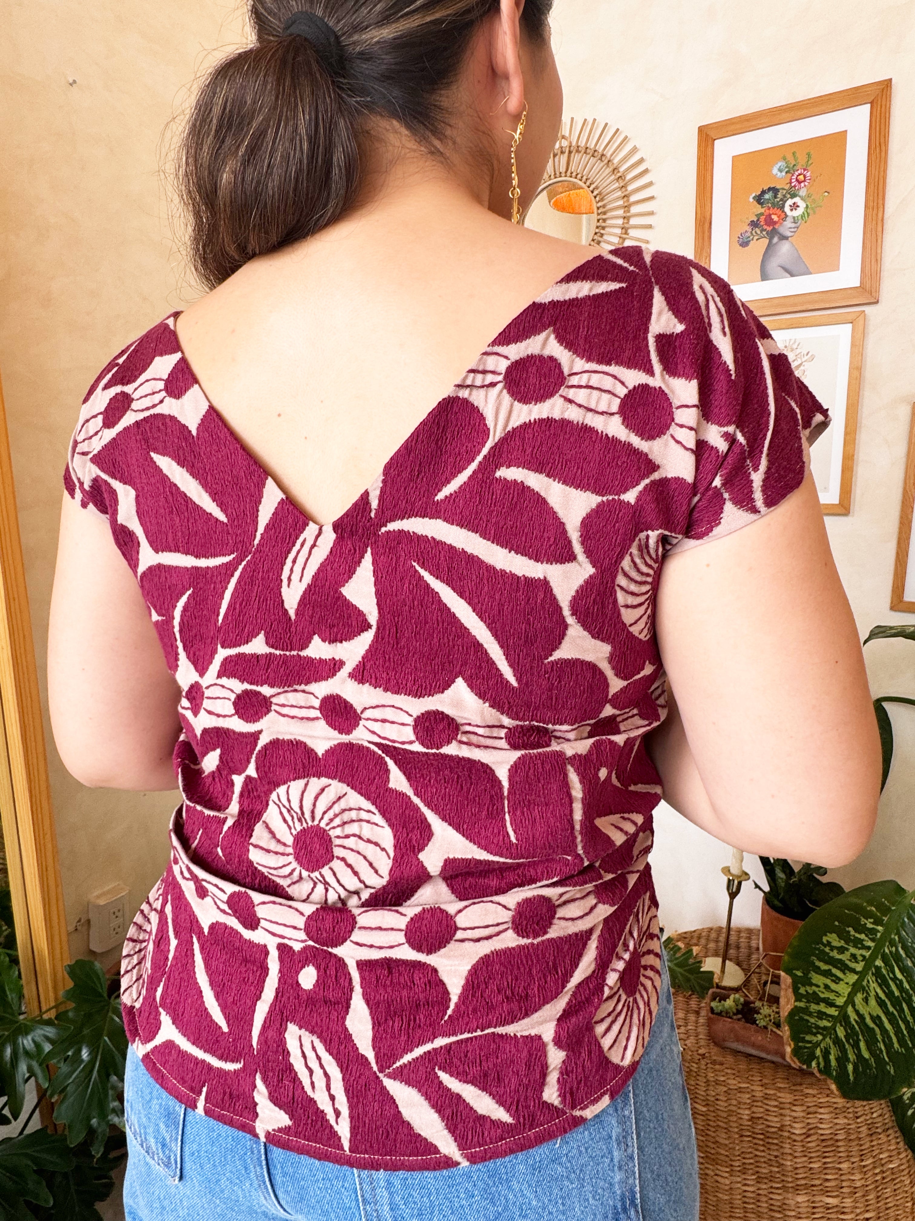 Blusa Jalapa V Arena/Tinto