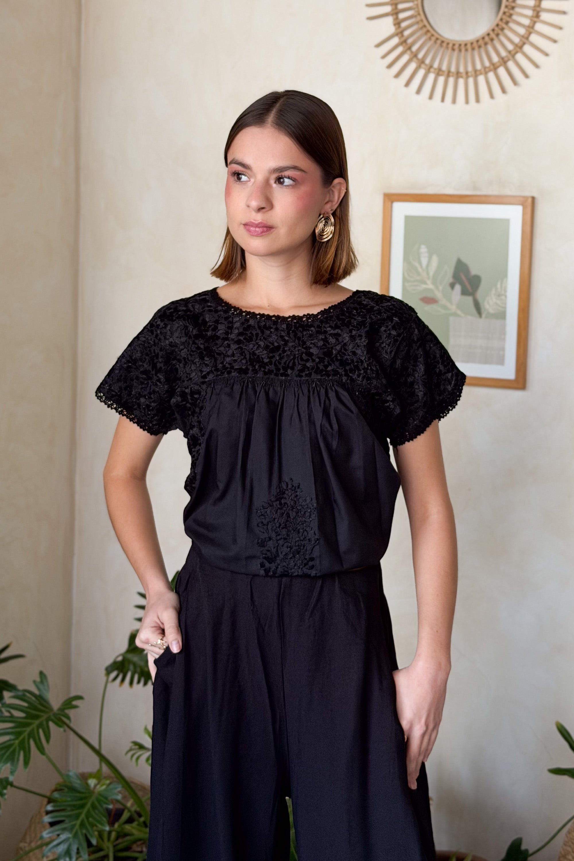 Blusa San Antonino Negra