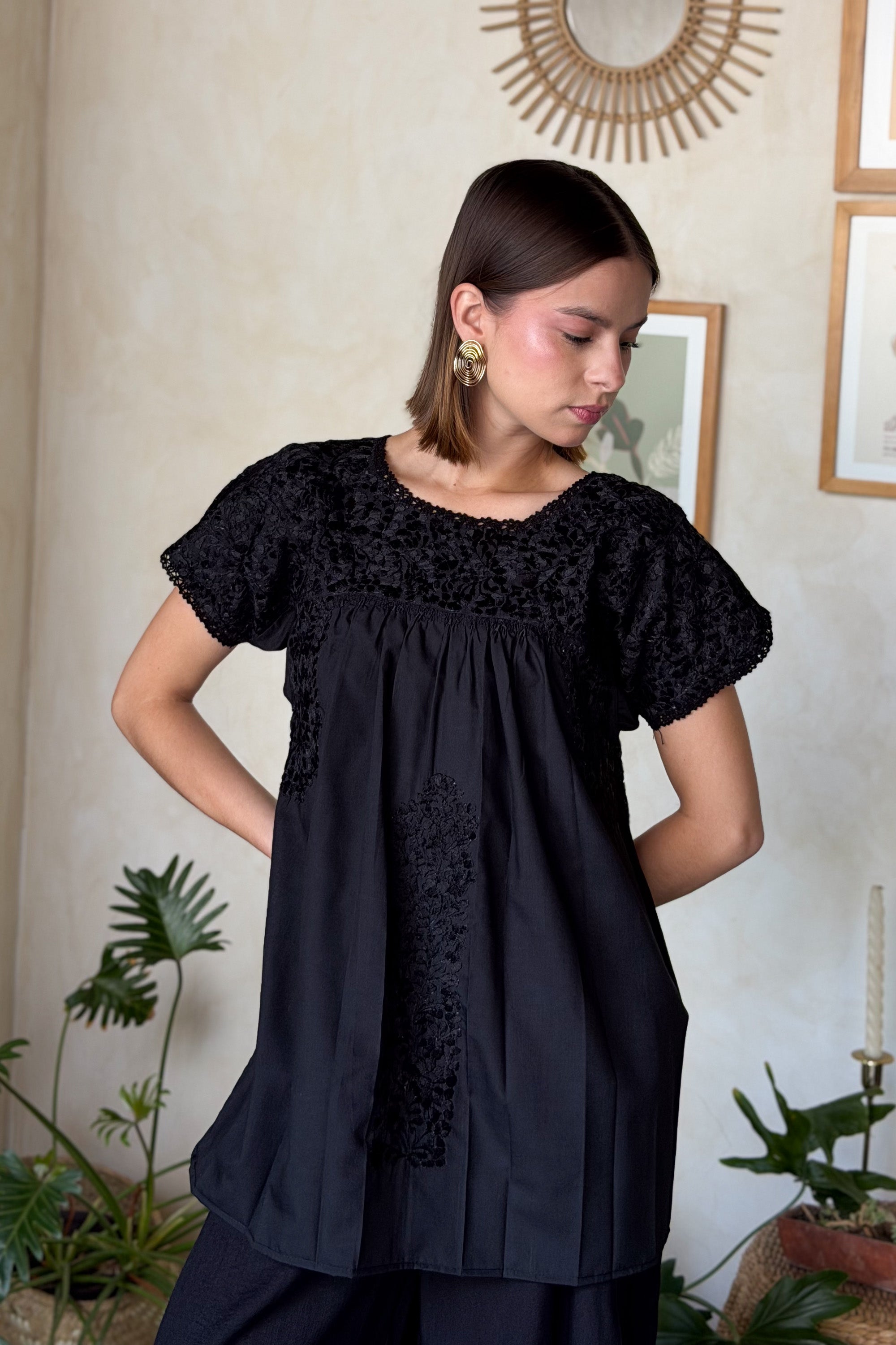 Blusa San Antonino Negra