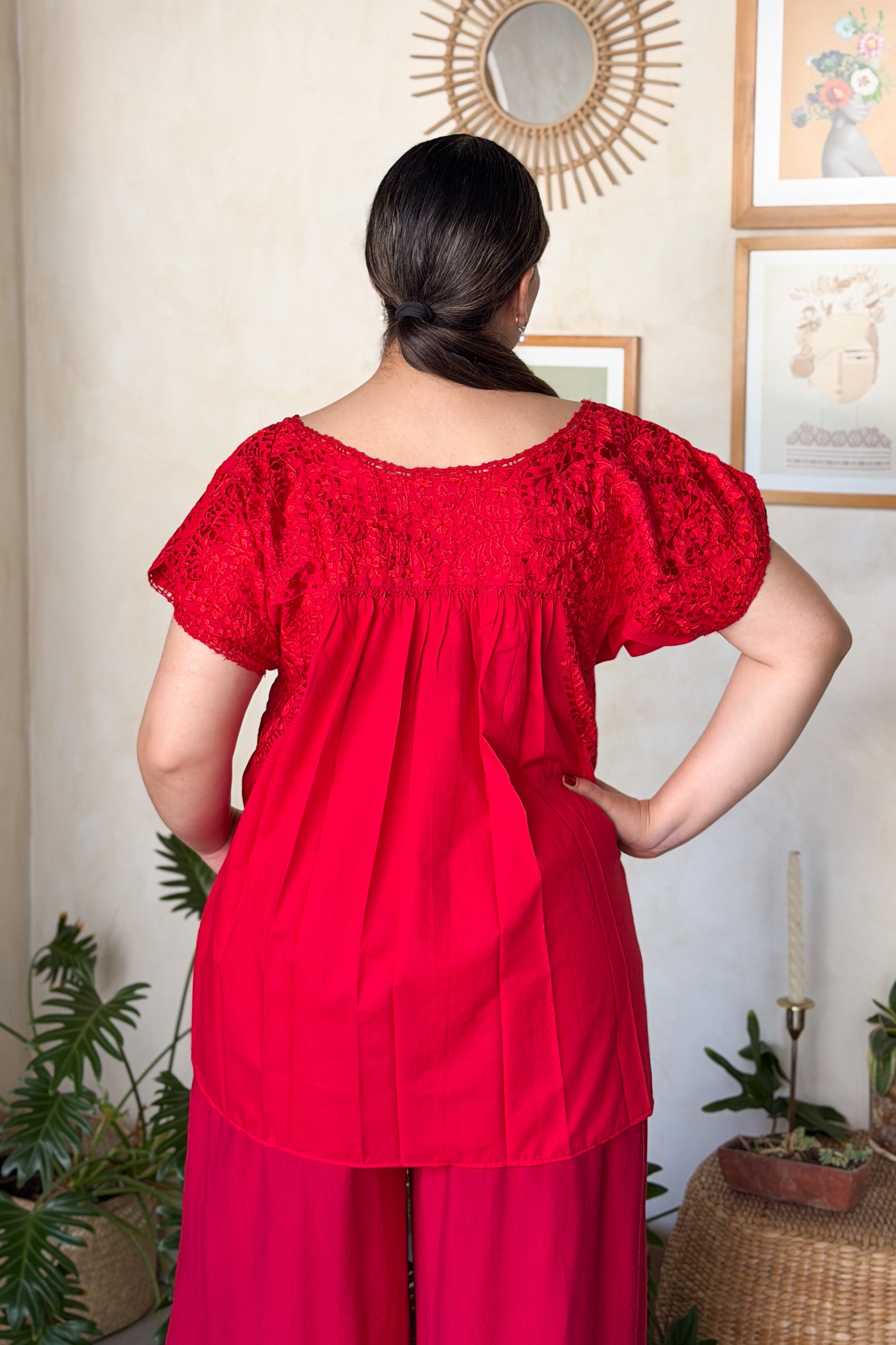 Blusa San Antonino Roja