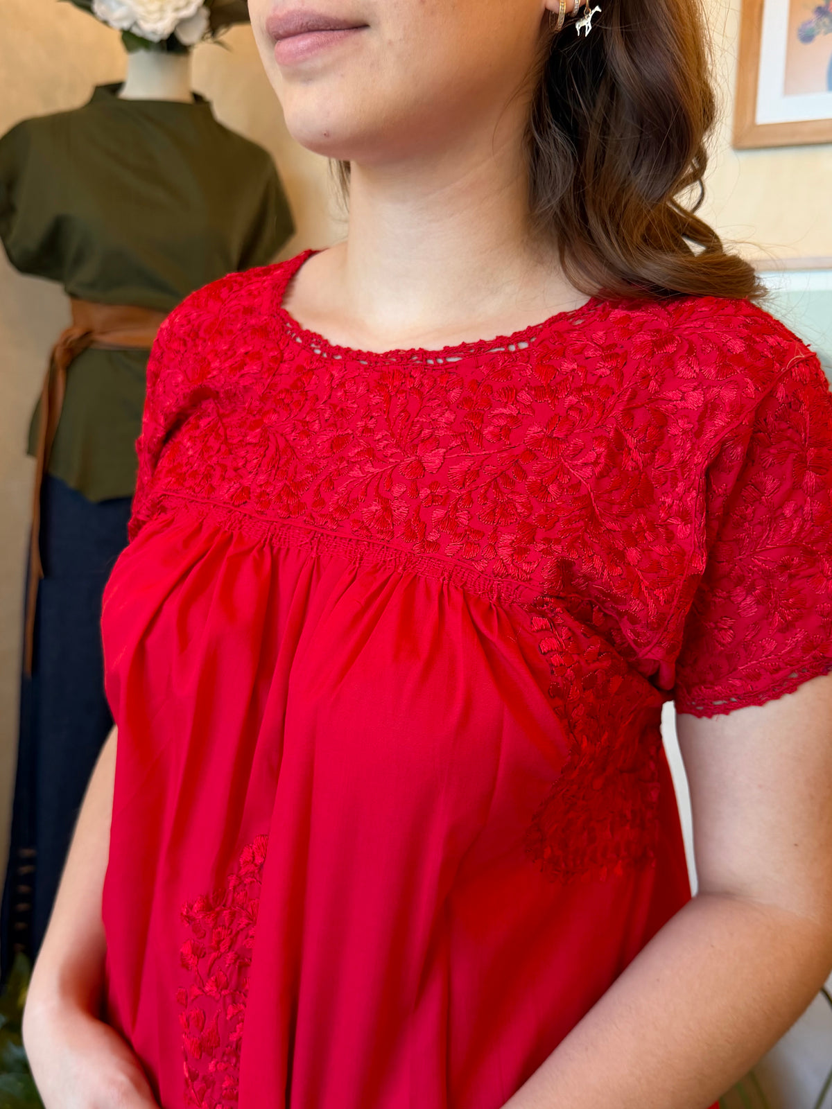 Blusa San Antonino Roja