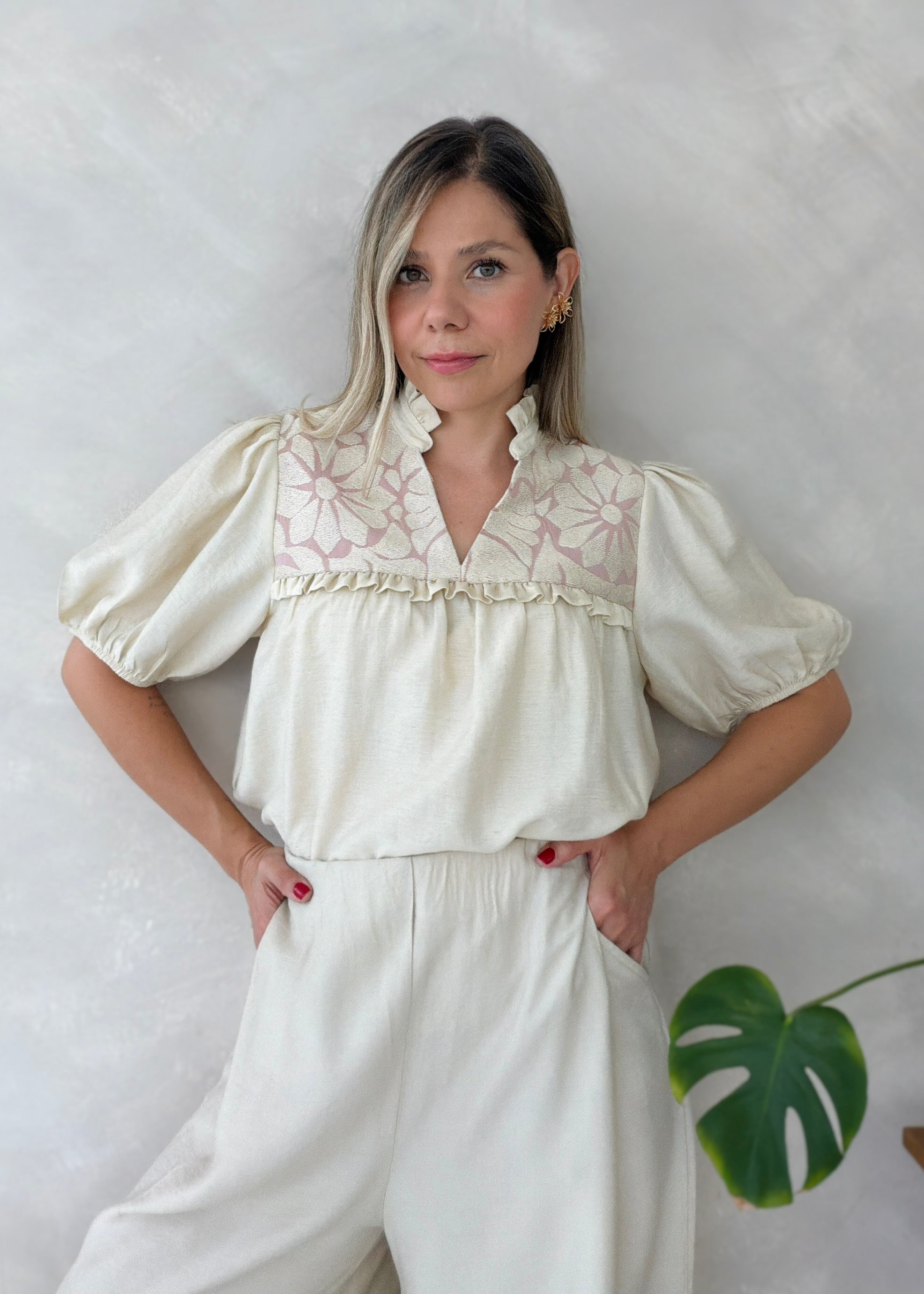 Blusa Oaxaca manga corta