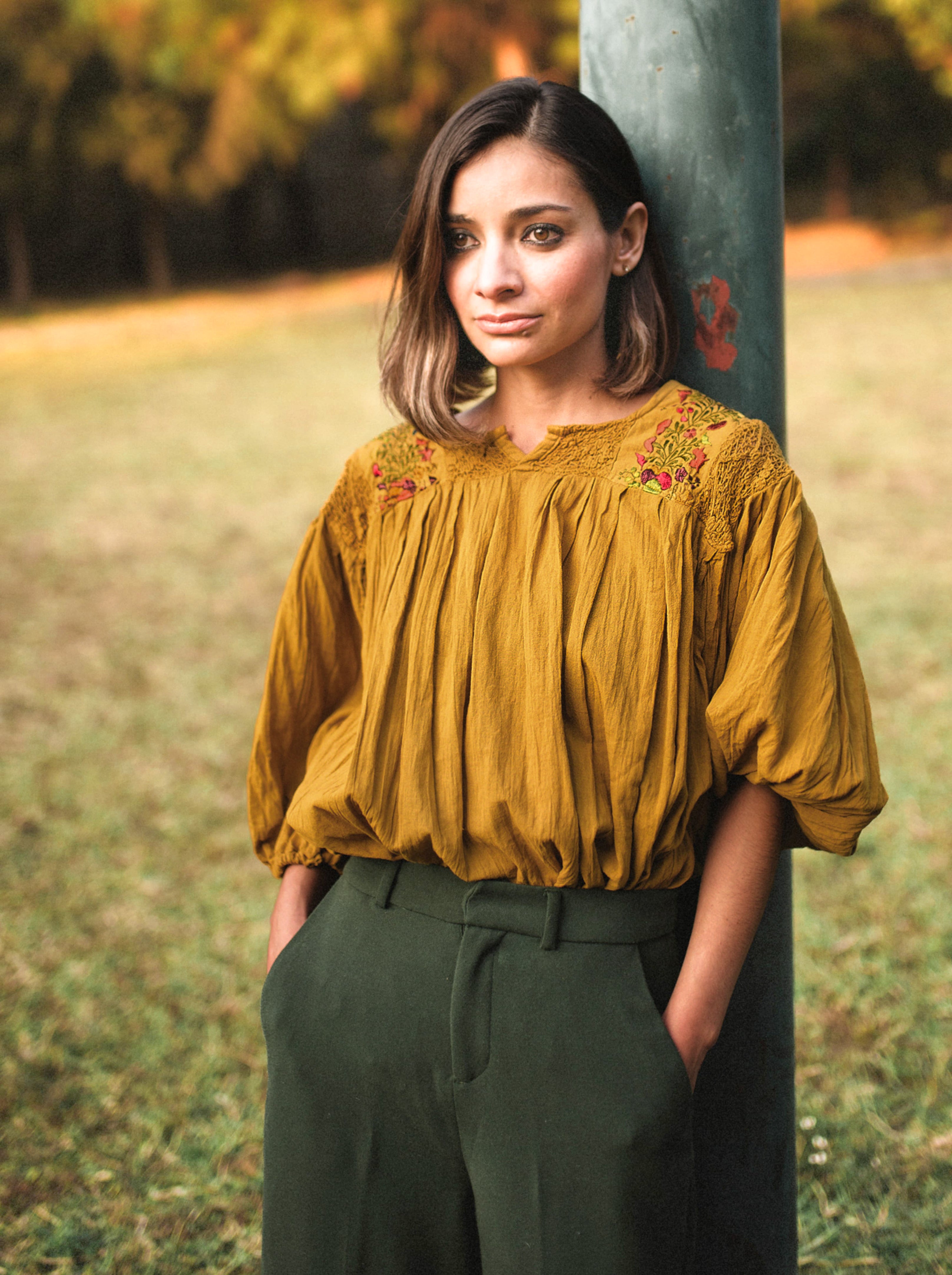 San Antonia blouse with sleeves