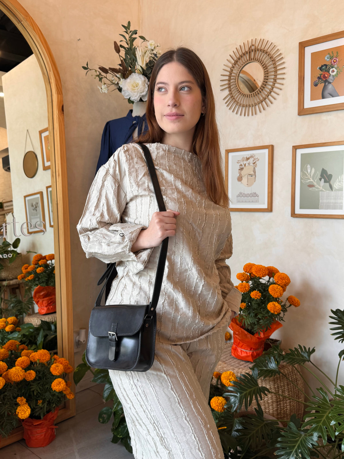 Suede Tote Bag