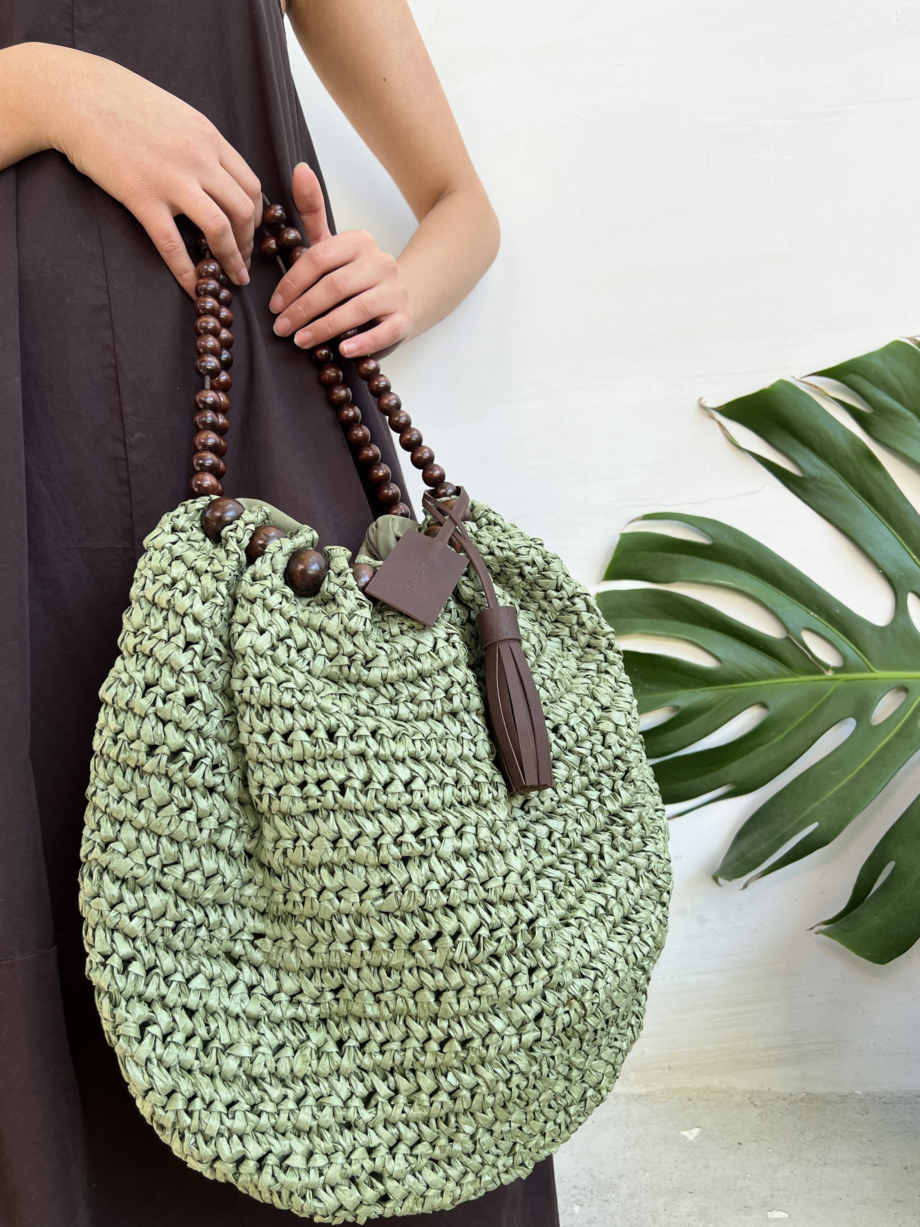 Bolsa Verde Madera Dacil