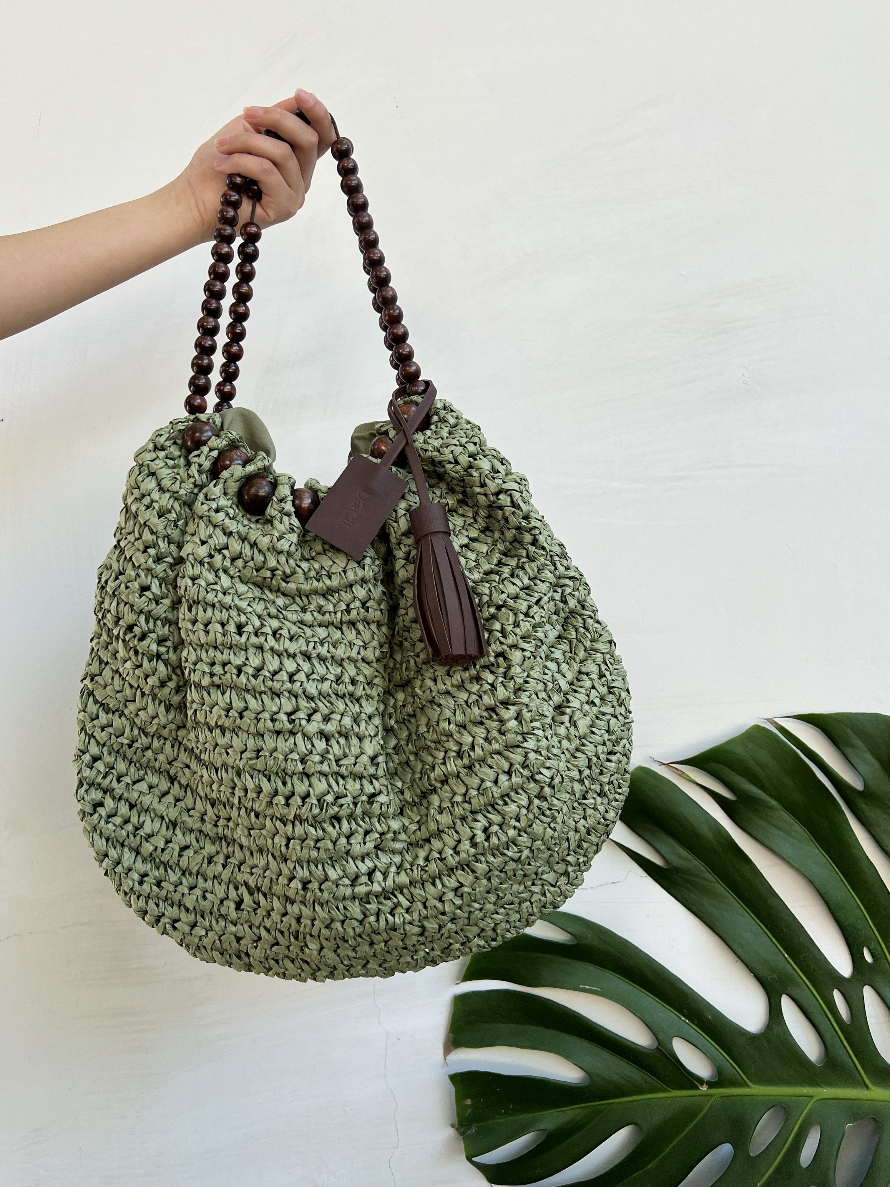 Bolsa Verde Madera Dacil
