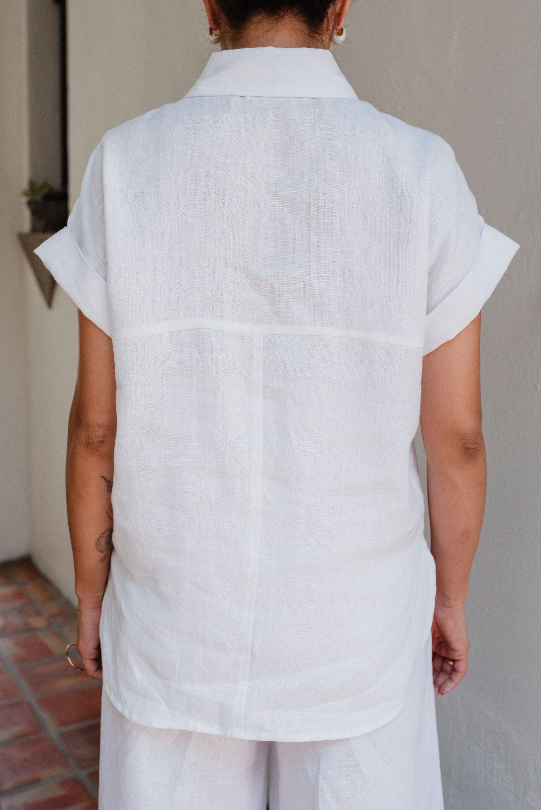White Short Sleeve Shirt