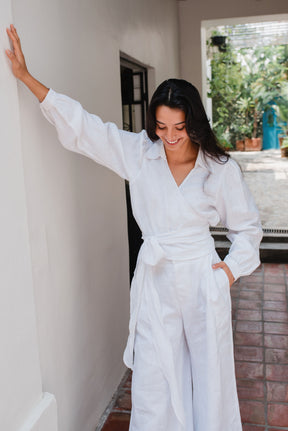 Camisa Cruzada Blanca