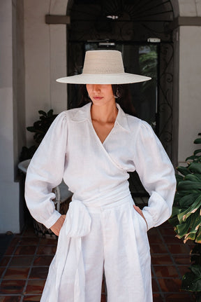 Camisa Cruzada Blanca
