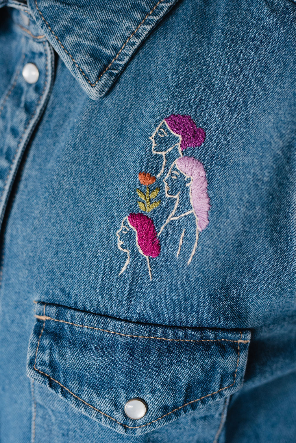 Camisa de Mezclilla Linaje