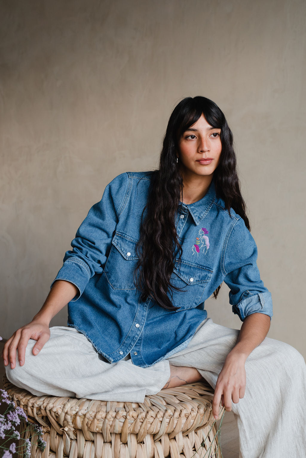 Camisa de Mezclilla Linaje