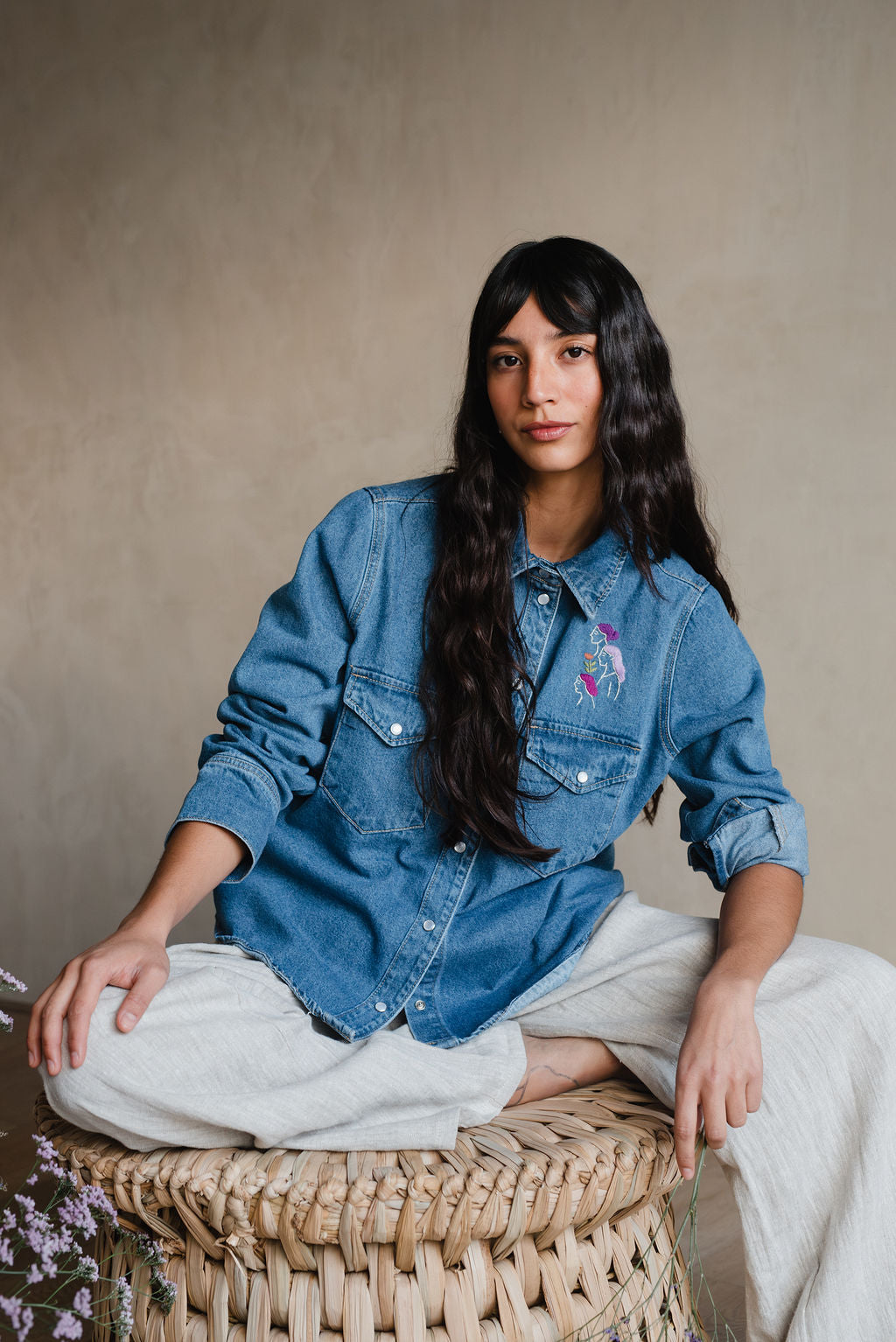 Camisa de Mezclilla Linaje