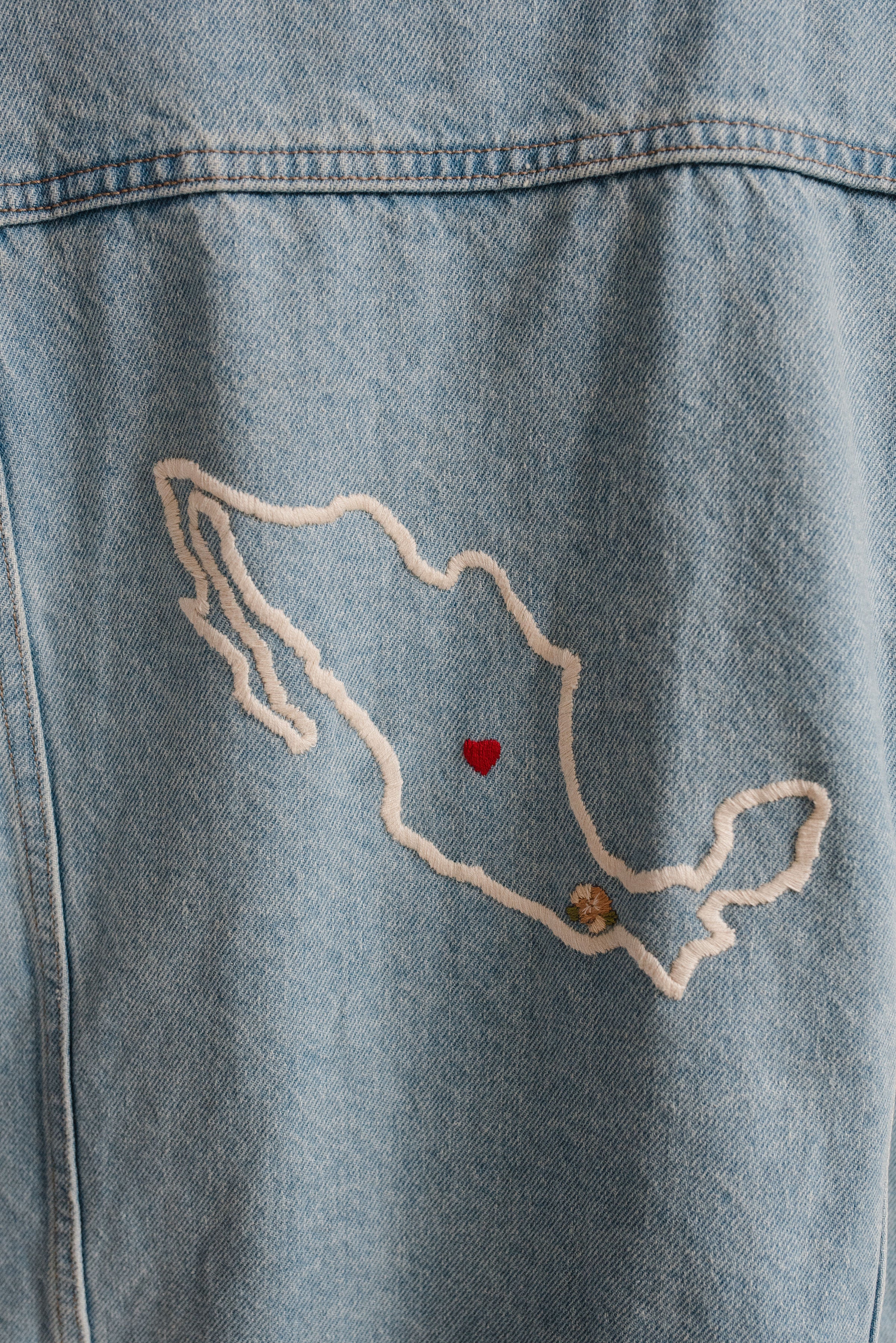 Chamarra Oversize Mezclilla Azul Claro