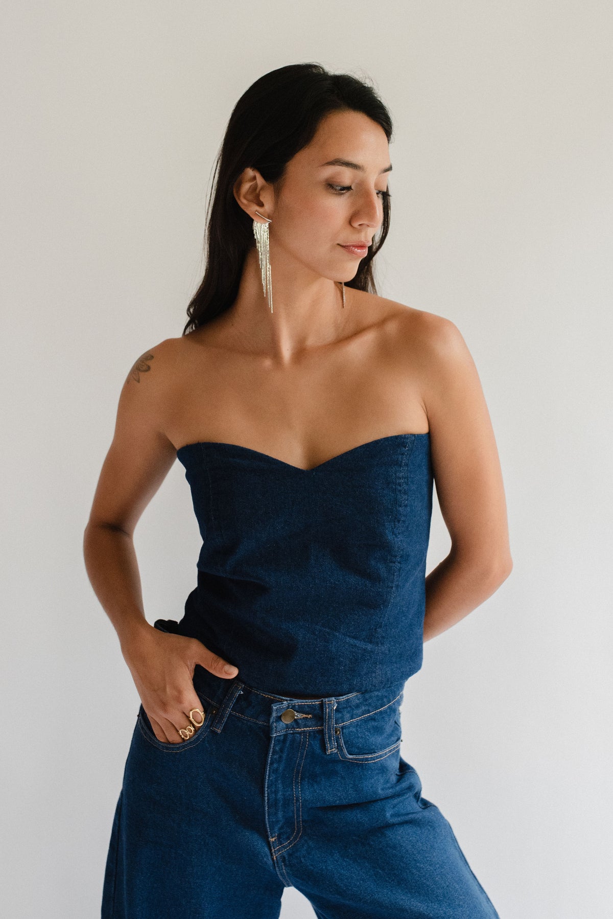 Corset Valiente Mezclilla