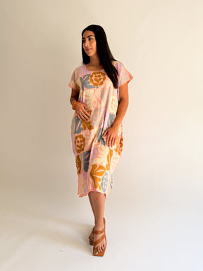 Huipil Jalapa Rosa/Multicolor